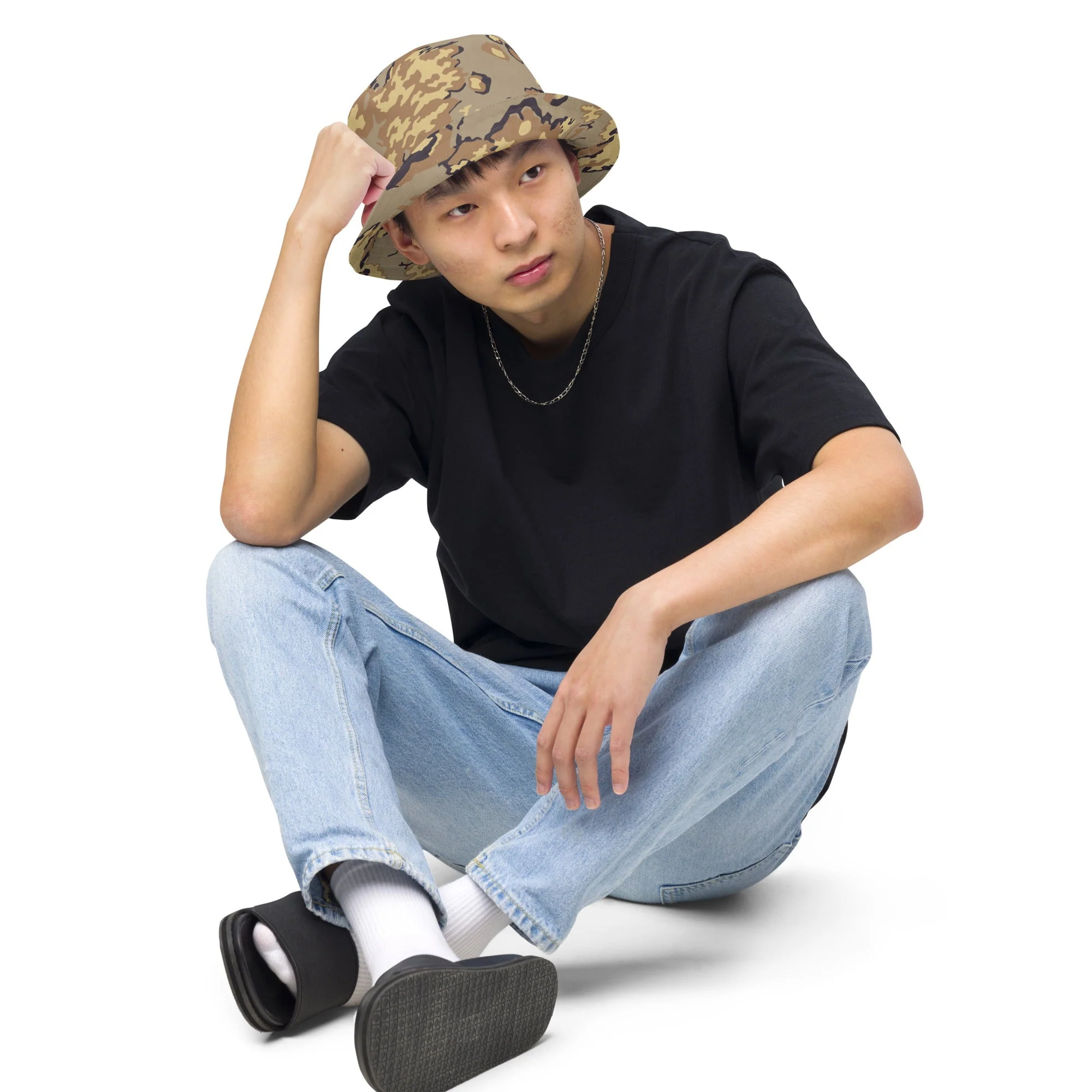 Russian Partizan Desert CAMO Reversible Bucket Hat - Image 7