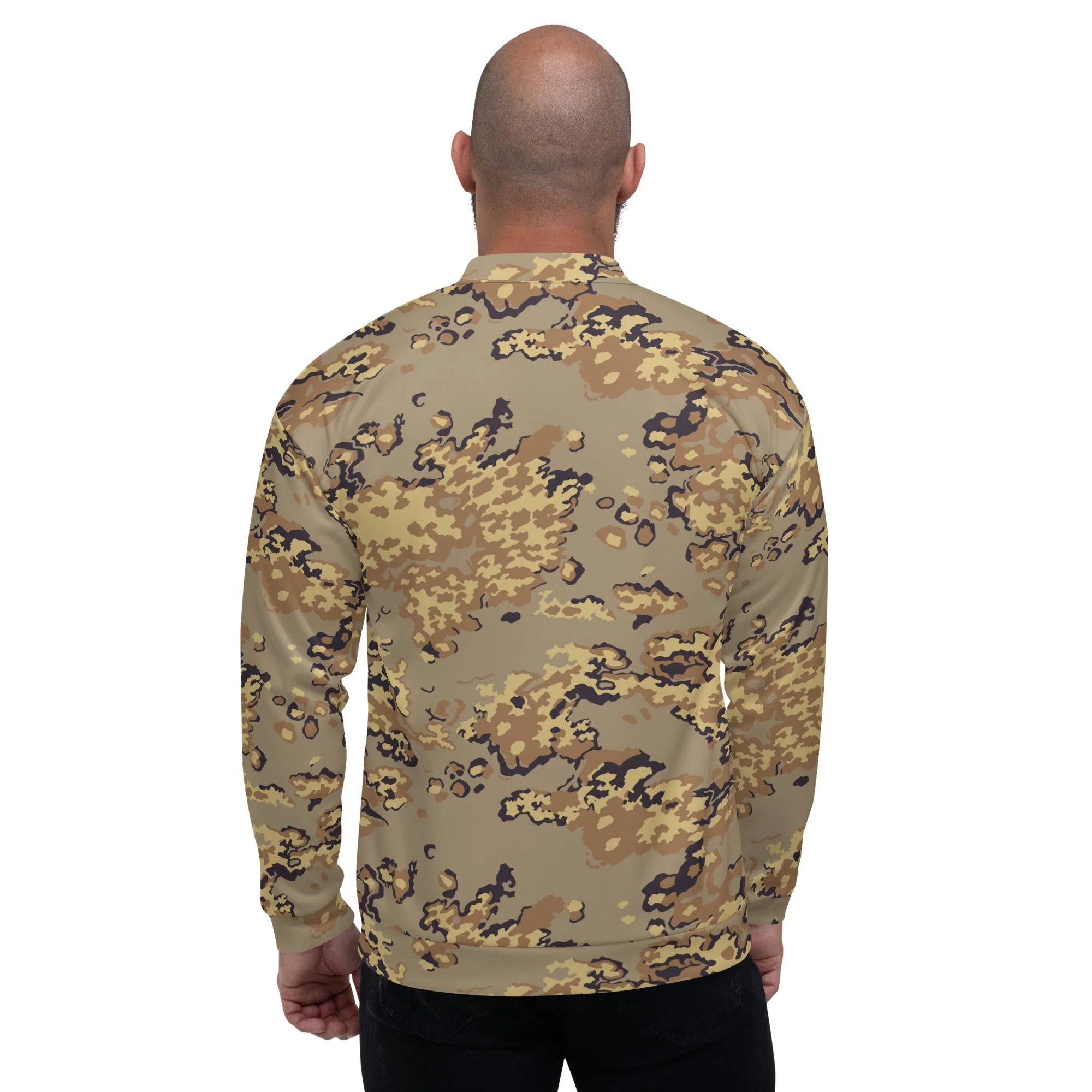 Russian Partizan Desert CAMO Unisex Bomber Jacket - Image 7