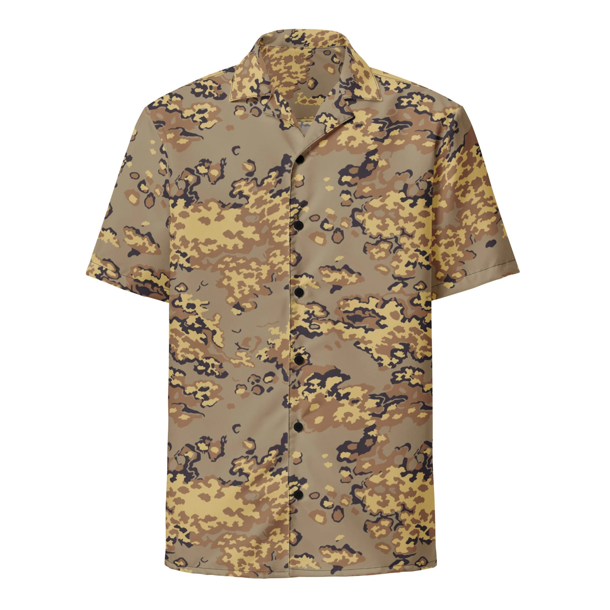 Russian Partizan Desert CAMO Unisex Short-Sleeve Button Shirt - Image 11