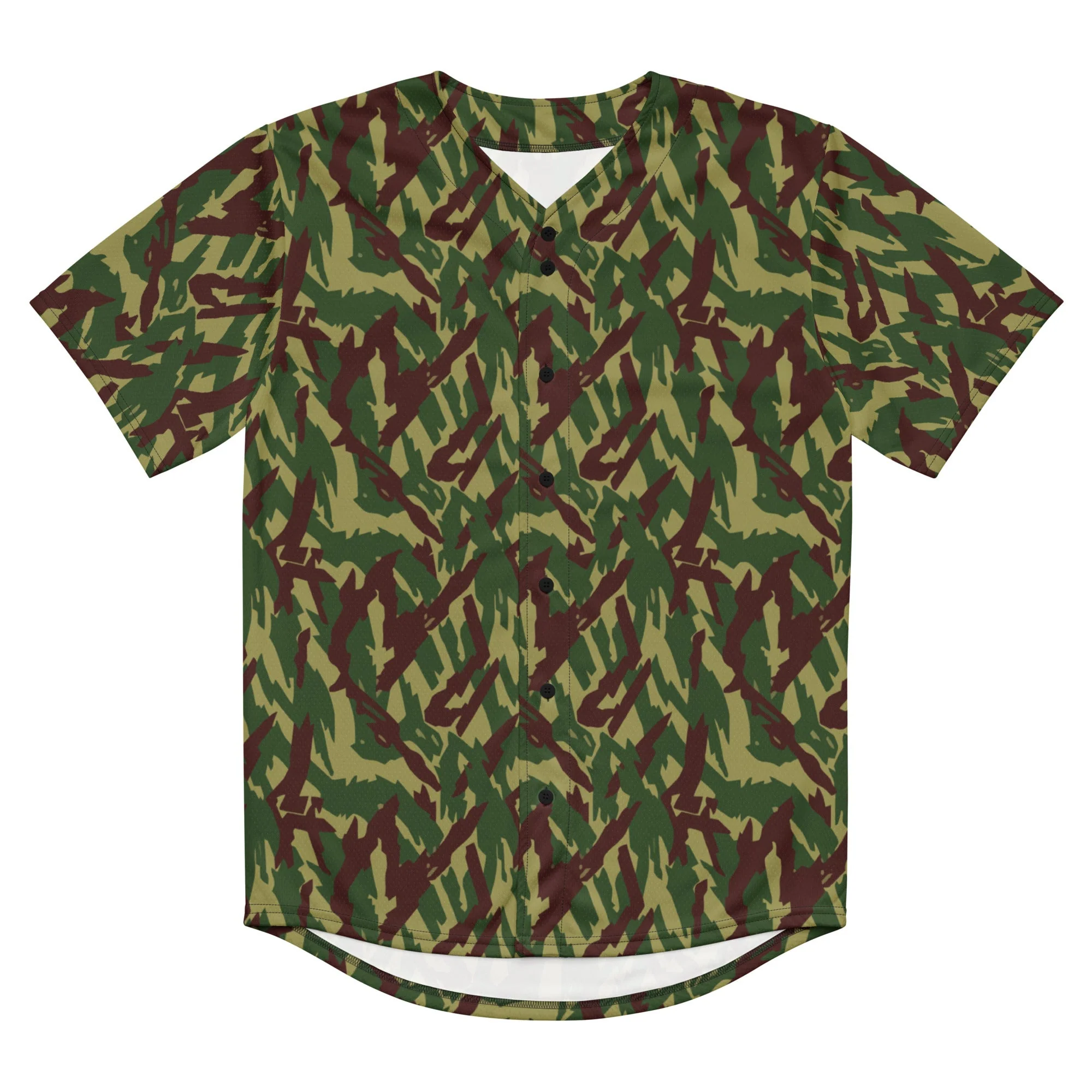 Russian Podlesok Woodland CAMO Unisex Baseball Jersey - Image 12