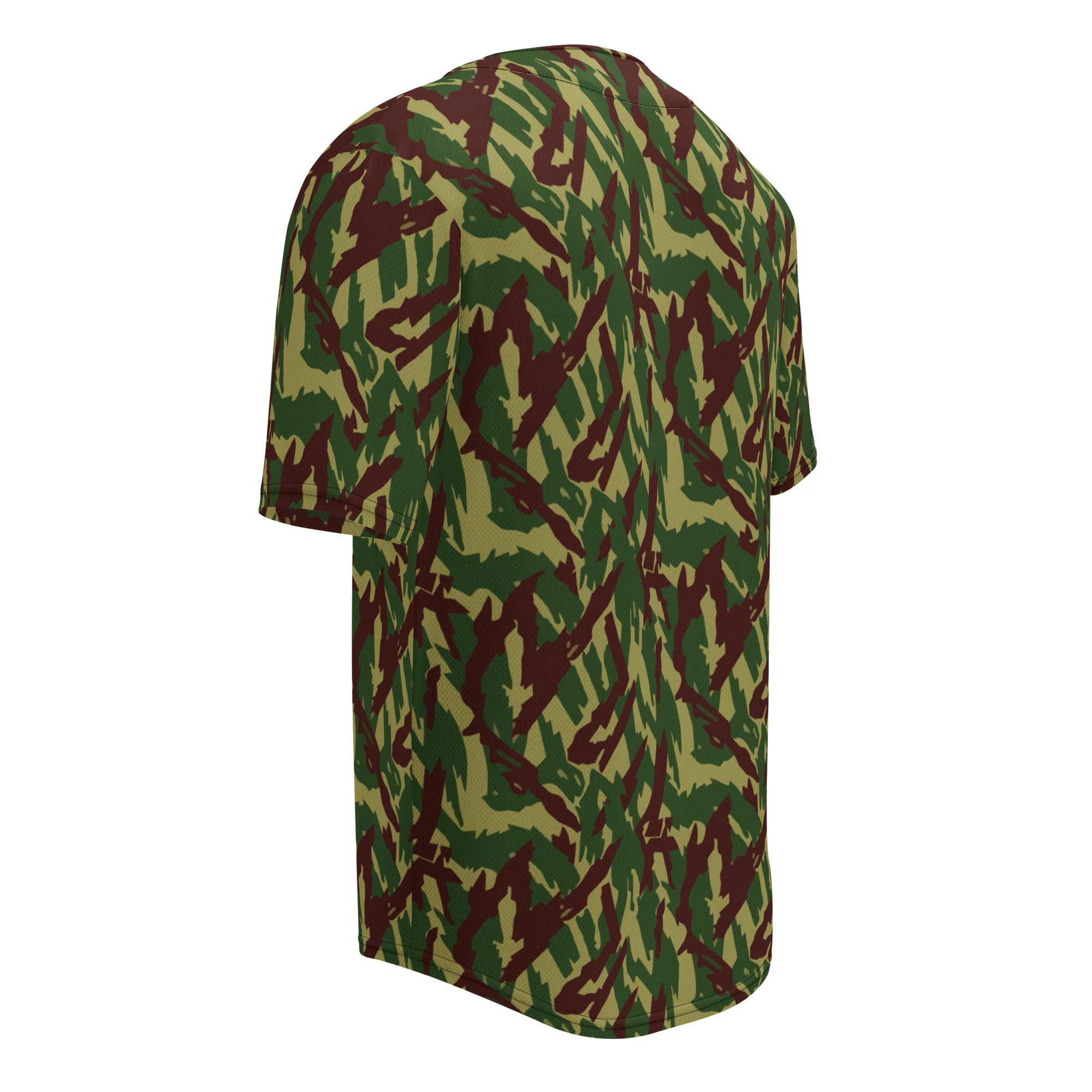 Russian Podlesok Woodland CAMO Unisex Baseball Jersey - Image 6