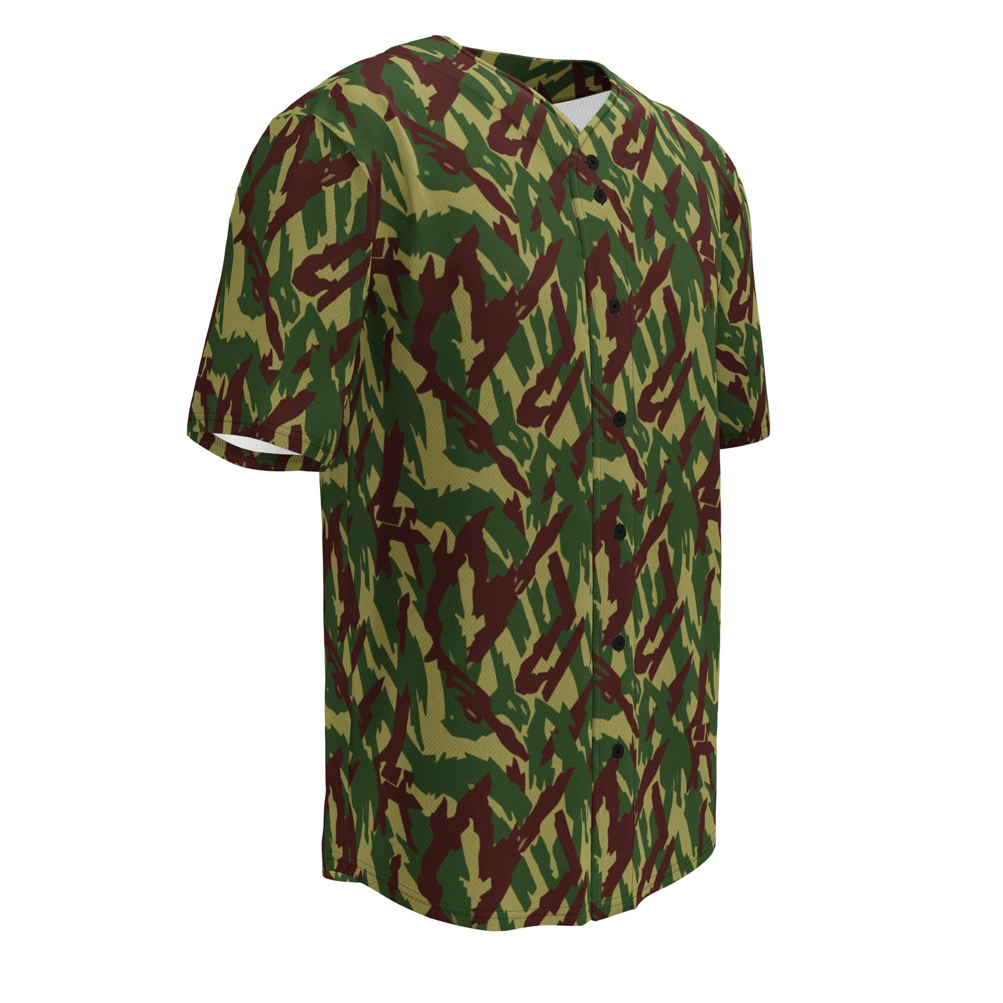 Russian Podlesok Woodland CAMO Unisex Baseball Jersey - Image 7