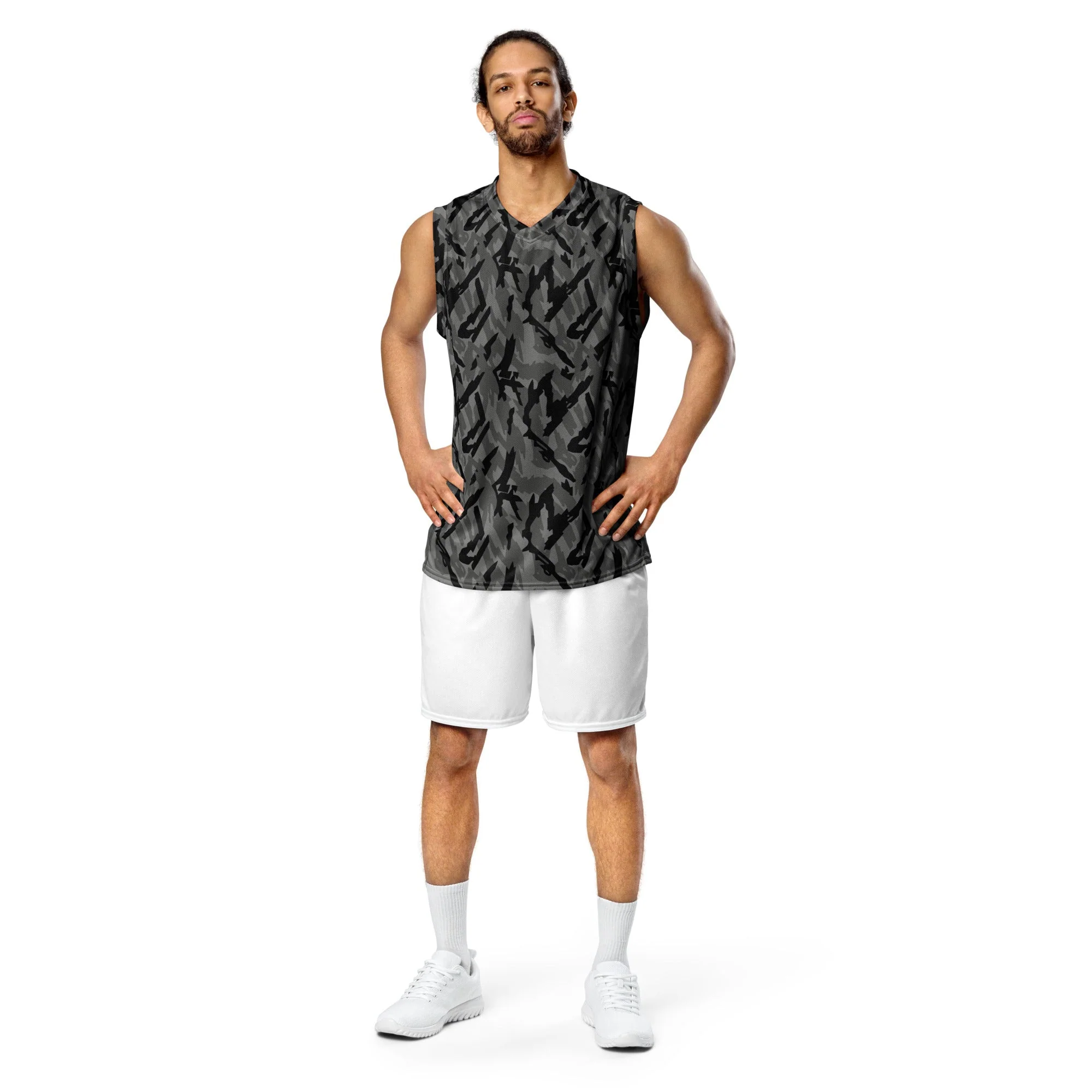 Russian Podlesok Urban CAMO Unisex Basketball Jersey - Image 7