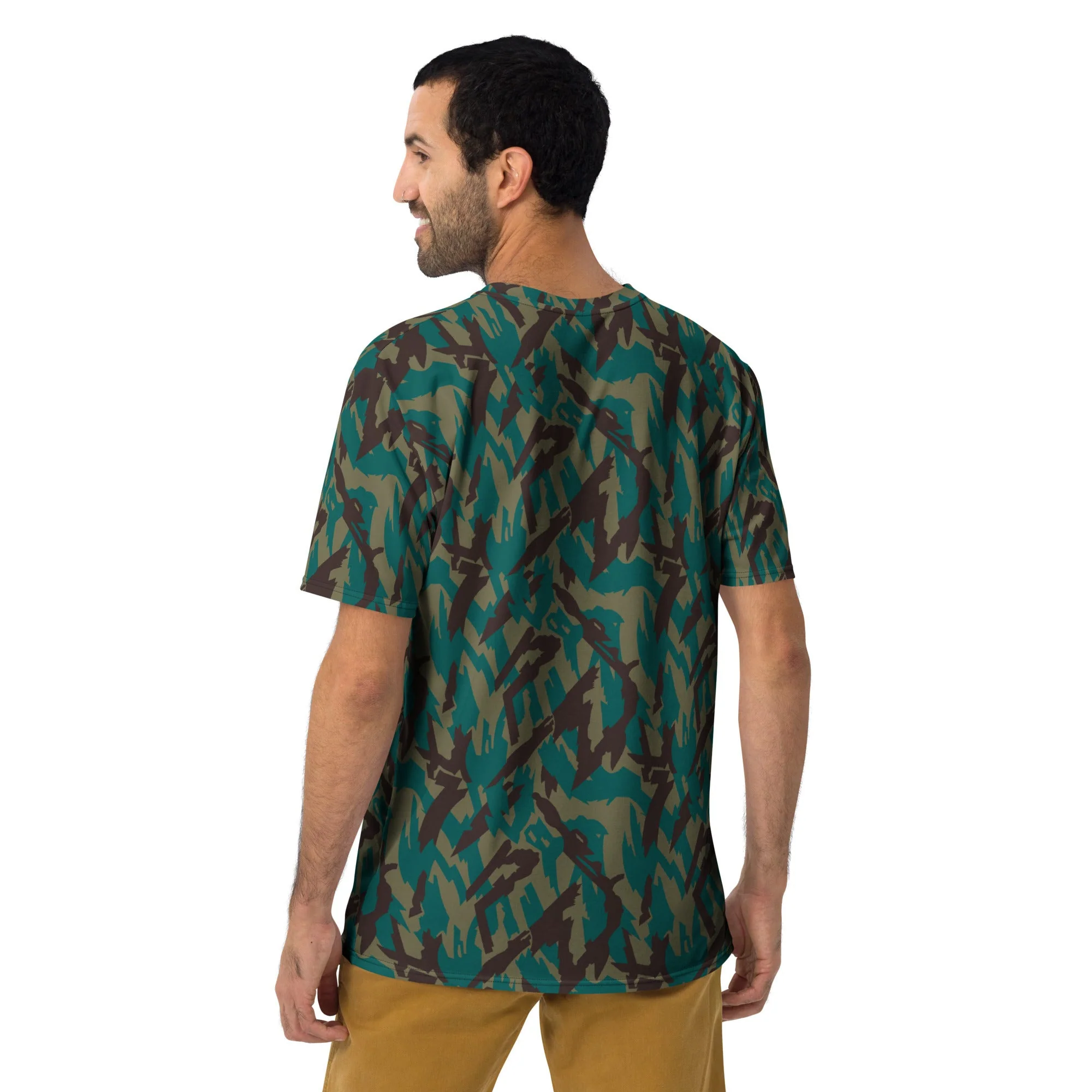 Russian Podlesok Tropical CAMO Mens T-Shirt - Image 3
