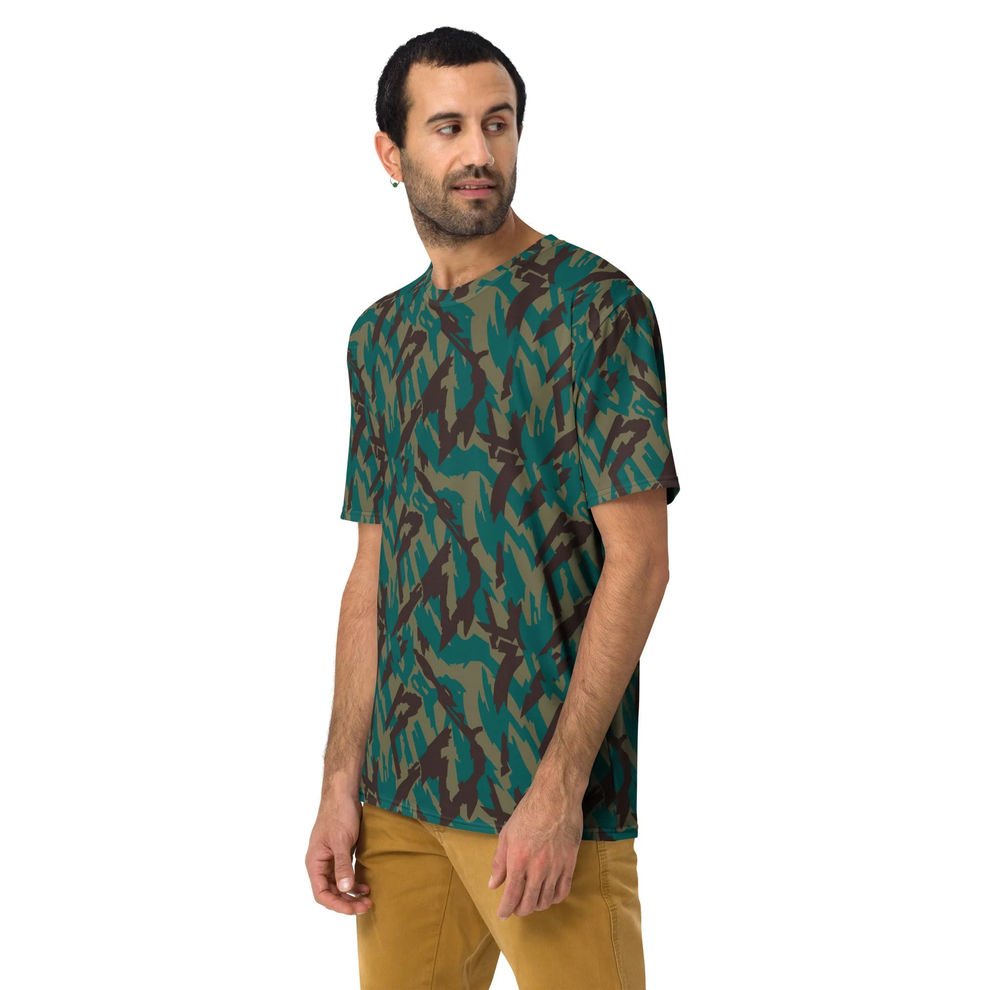 Russian Podlesok Tropical CAMO Mens T-Shirt - Image 4