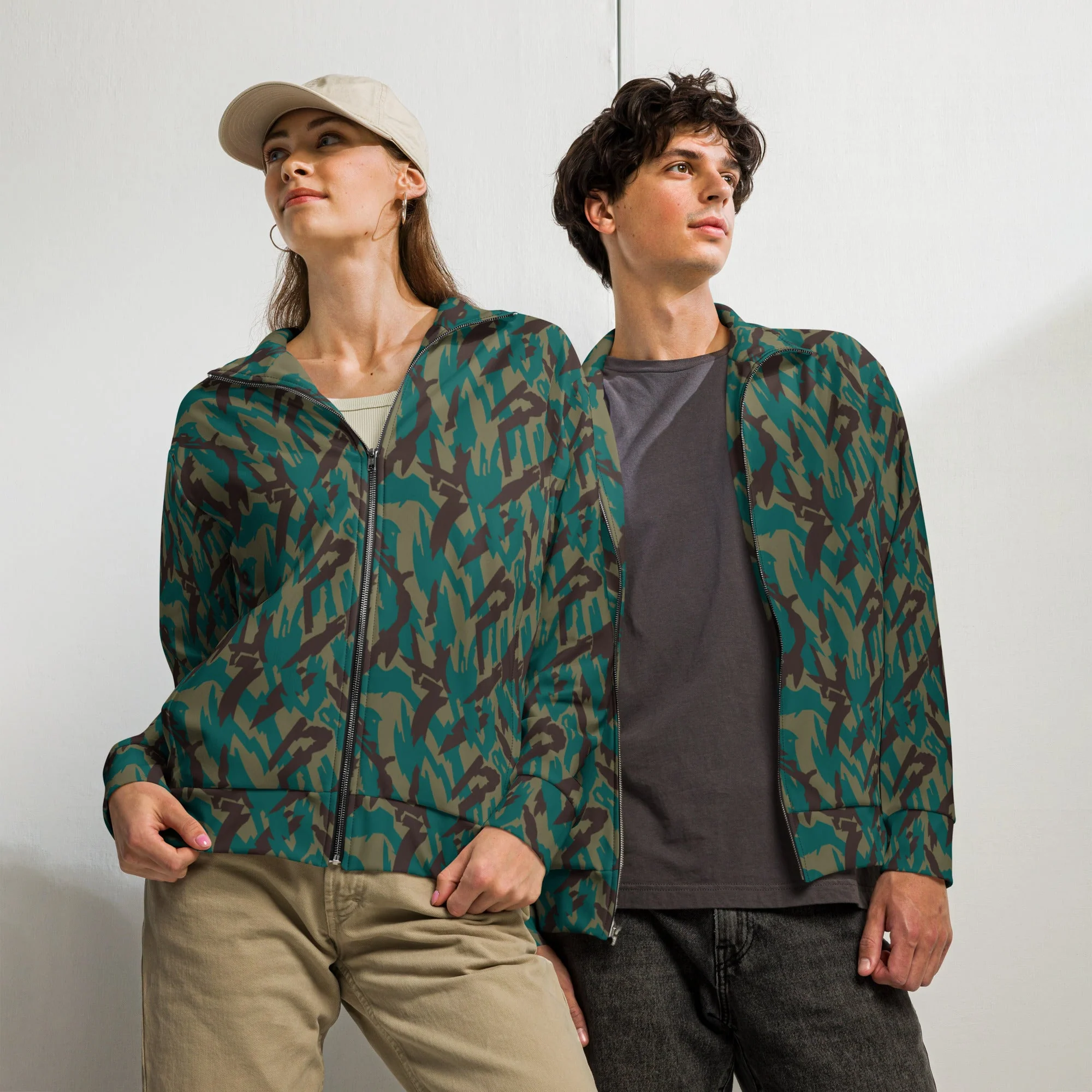 Russian Podlesok Tropical CAMO Unisex Track Jacket