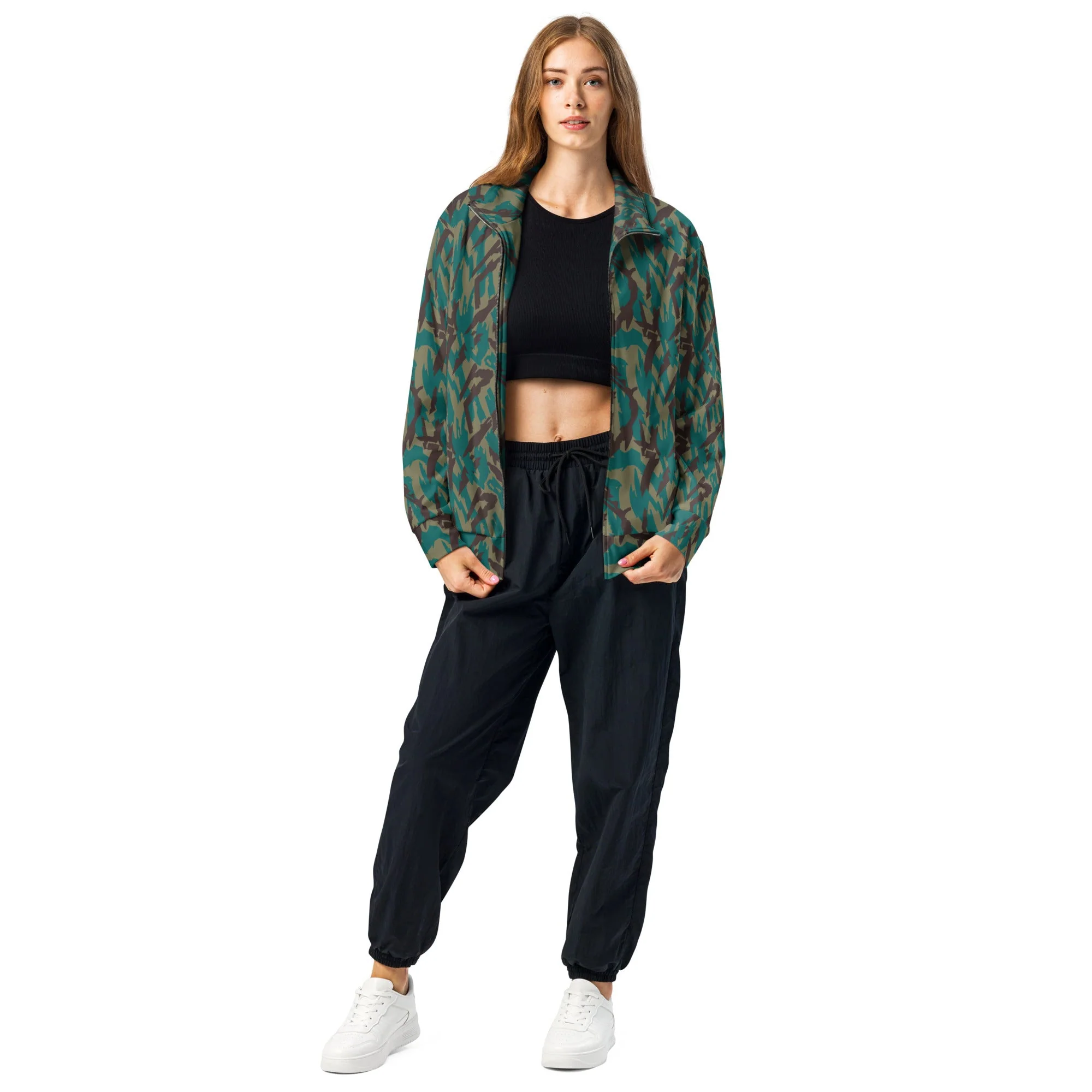 Russian Podlesok Tropical CAMO Unisex Track Jacket - Image 5