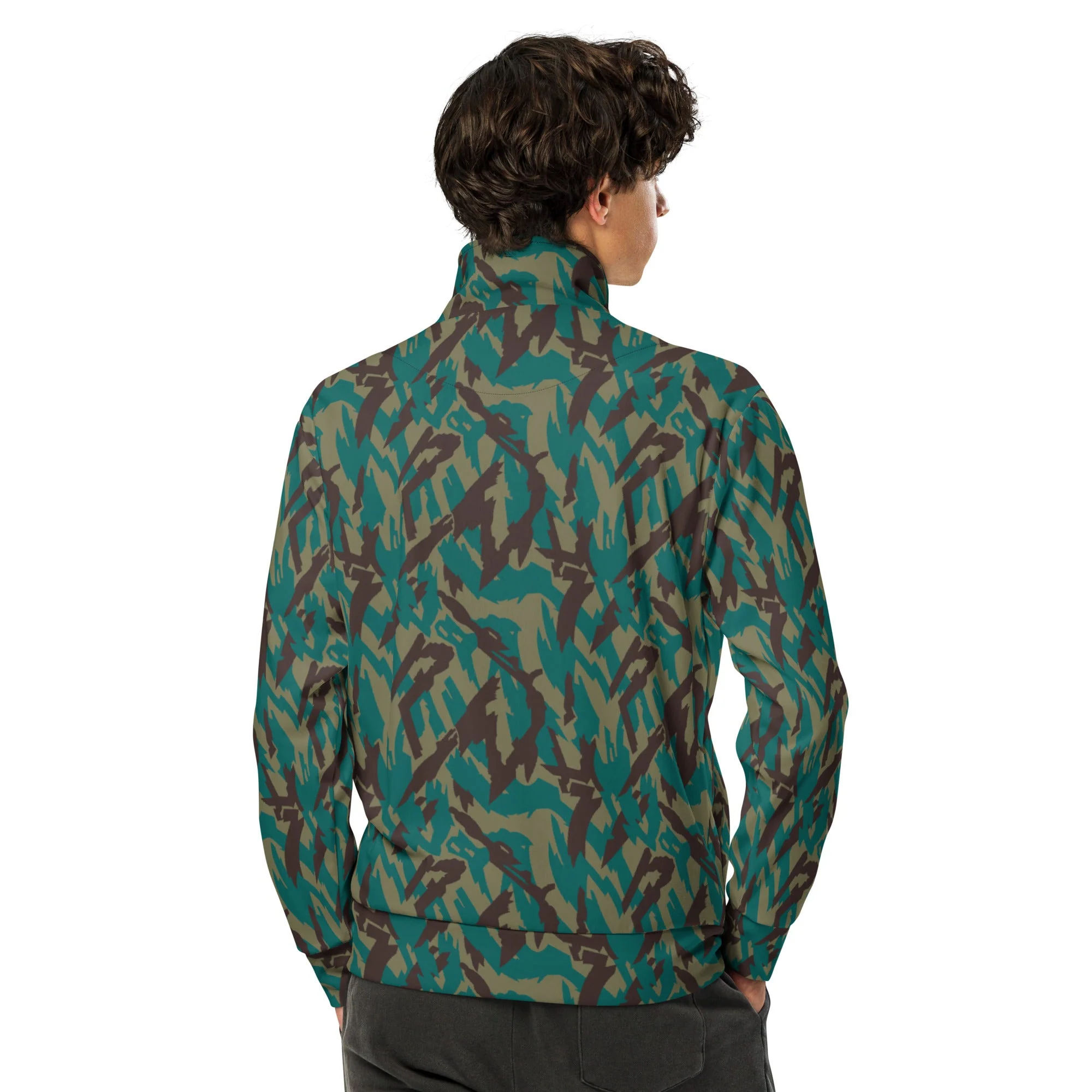 Russian Podlesok Tropical CAMO Unisex Track Jacket - Image 6