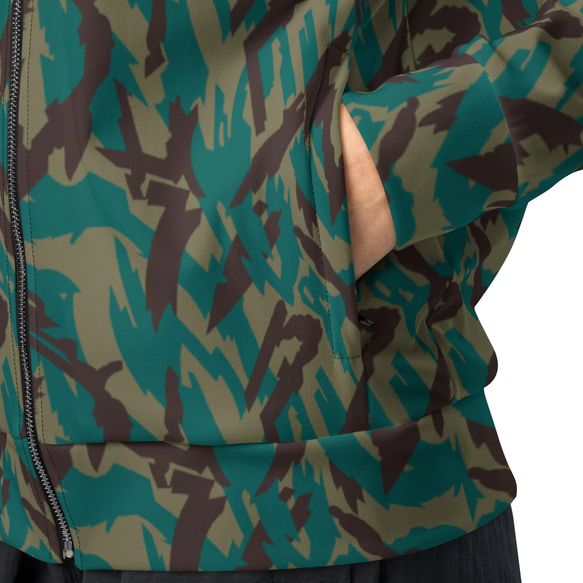 Russian Podlesok Tropical CAMO Unisex Track Jacket - Image 8