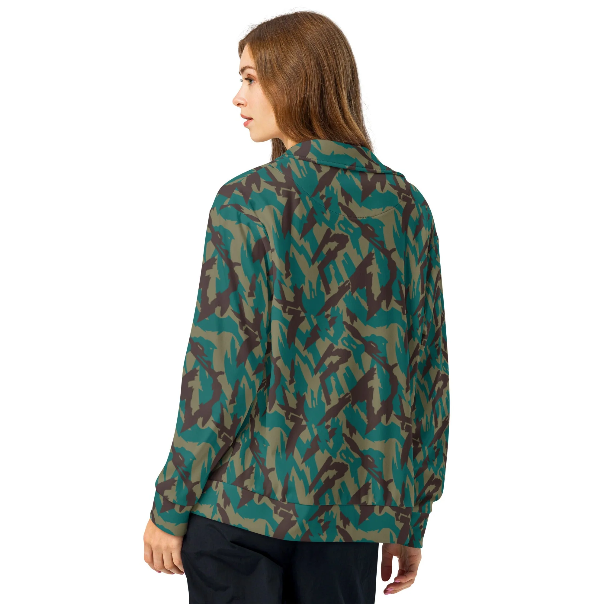 Russian Podlesok Tropical CAMO Unisex Track Jacket - Image 9