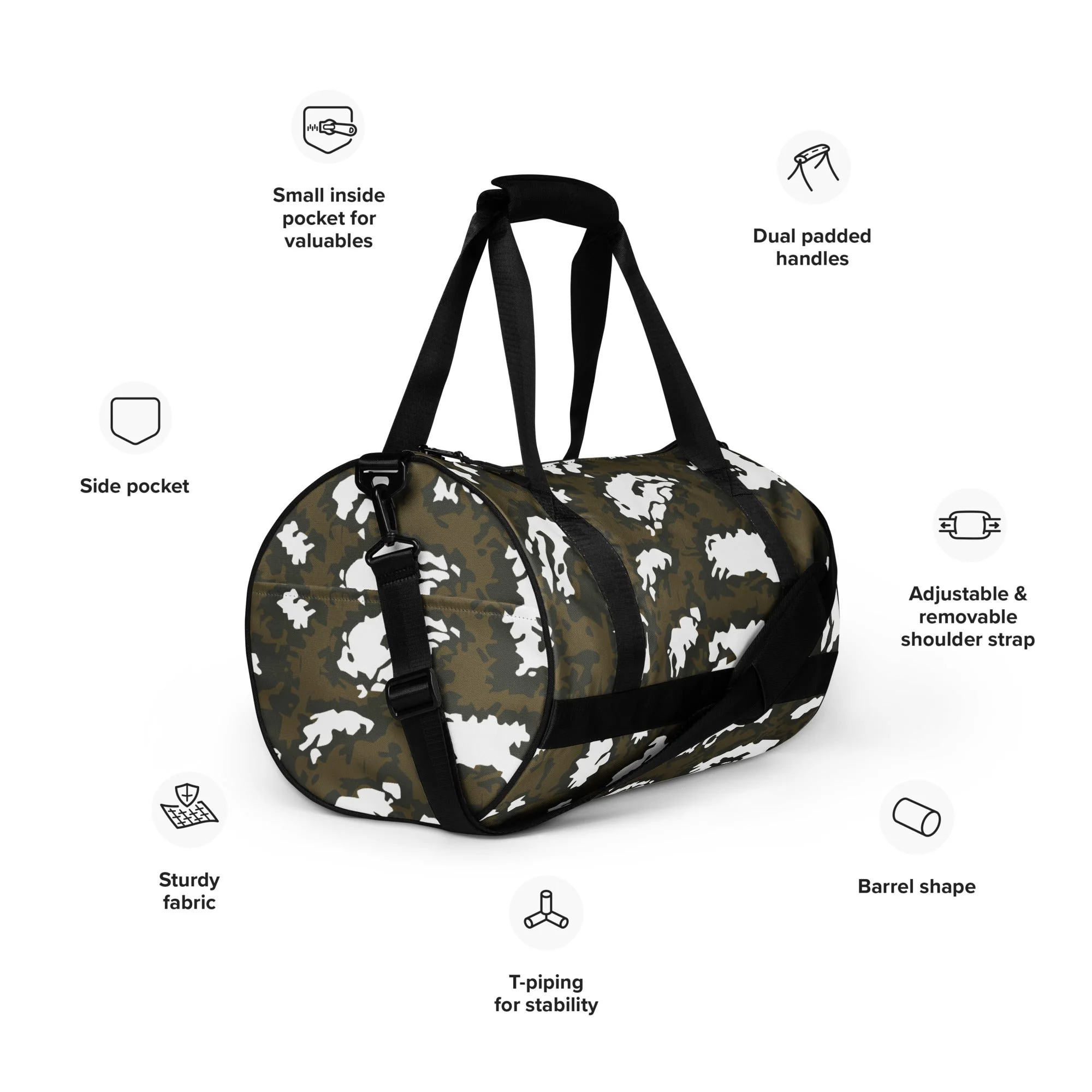 Russian KLMK Red Dawn BROWN Movie CAMO Gym Bag - Image 2