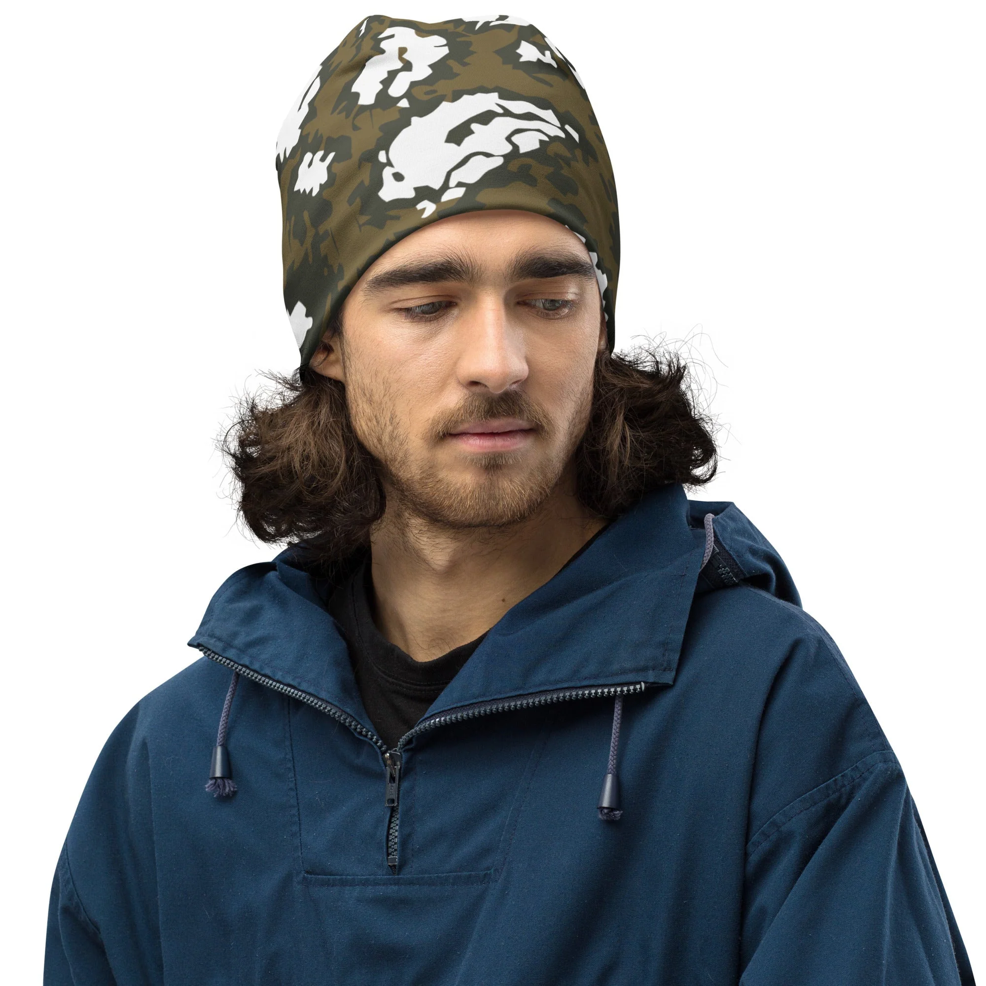 Russian KLMK Red Dawn BROWN Movie CAMO Beanie - Image 7