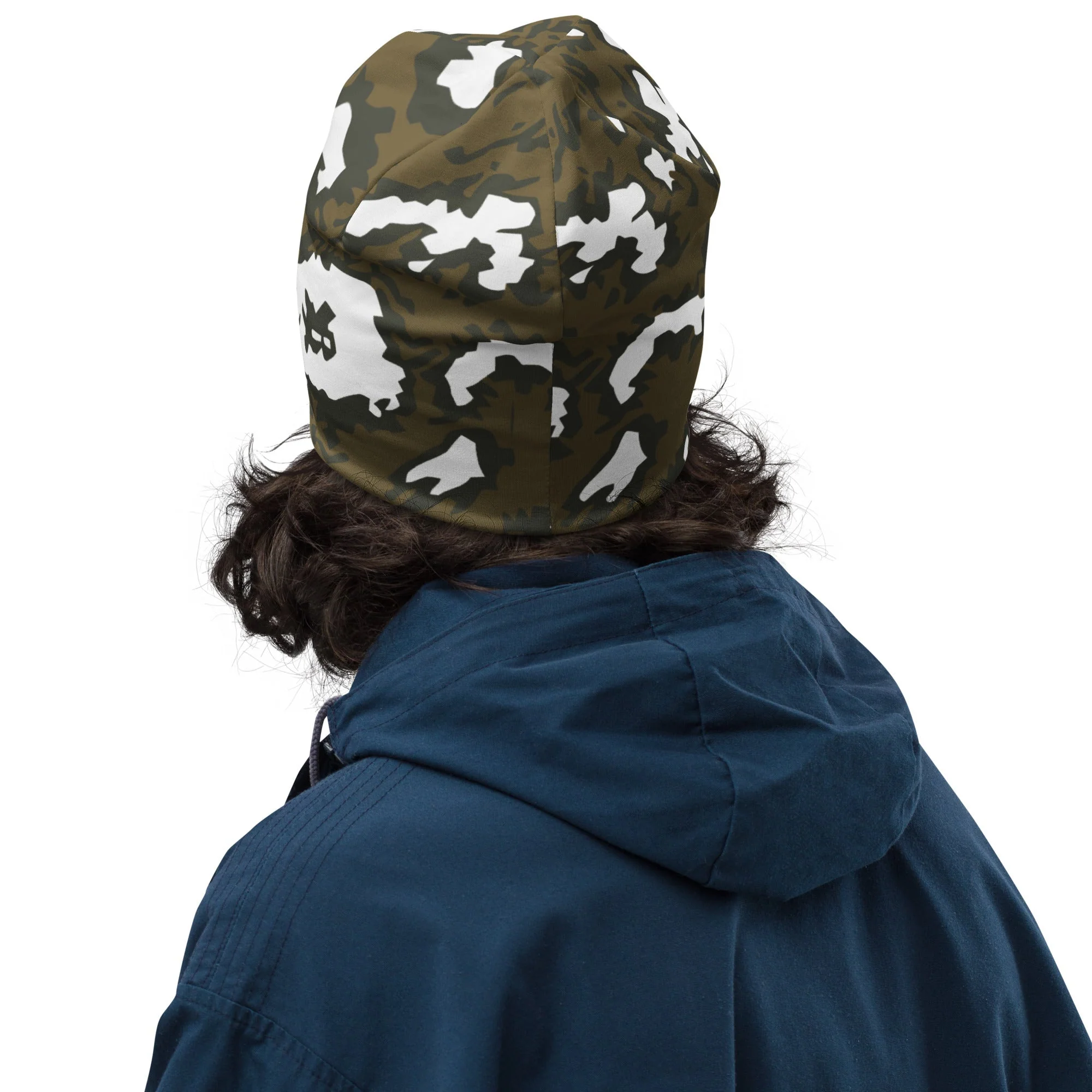 Russian KLMK Red Dawn BROWN Movie CAMO Beanie - Image 8