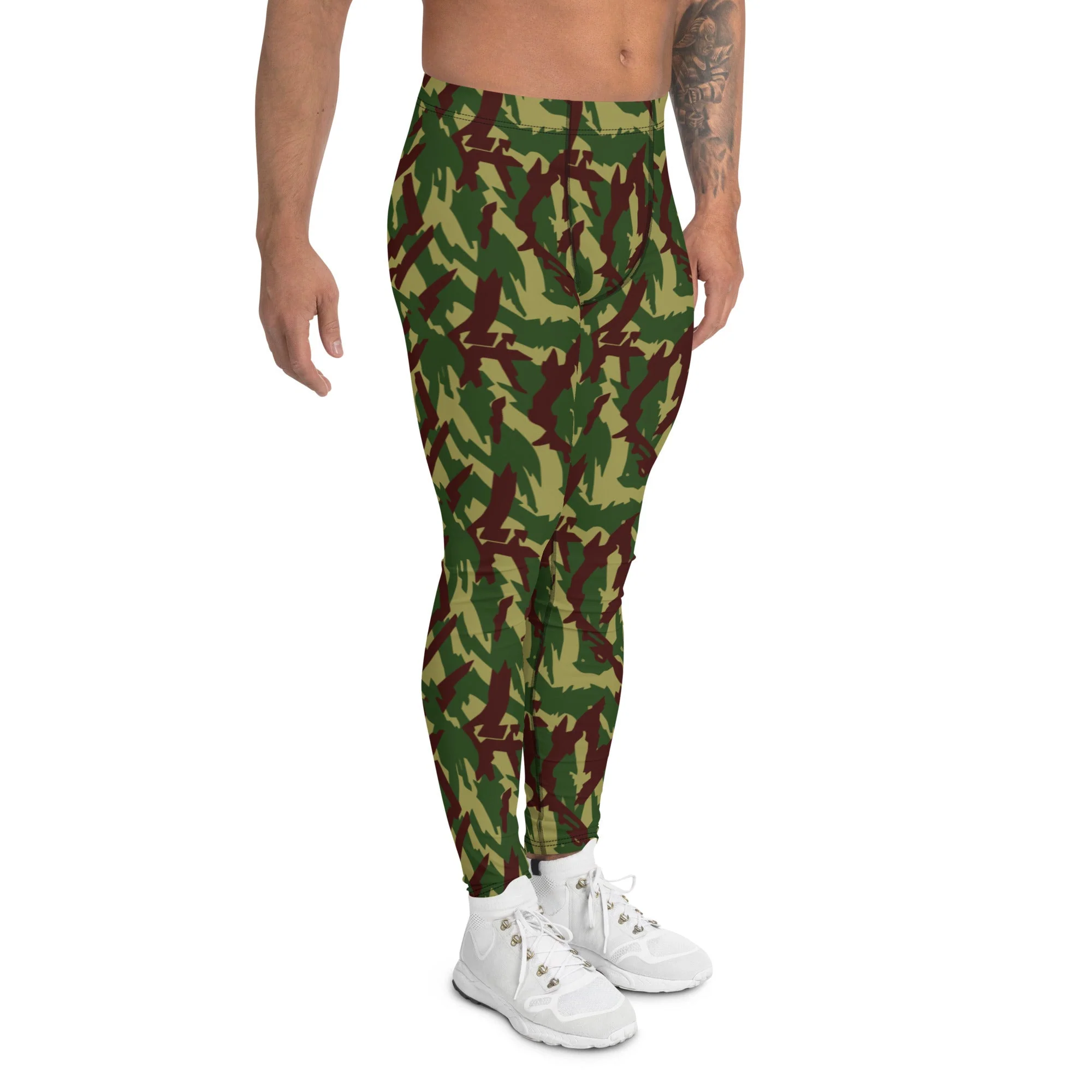 Russian Podlesok Woodland CAMO Mens Leggings - Image 3