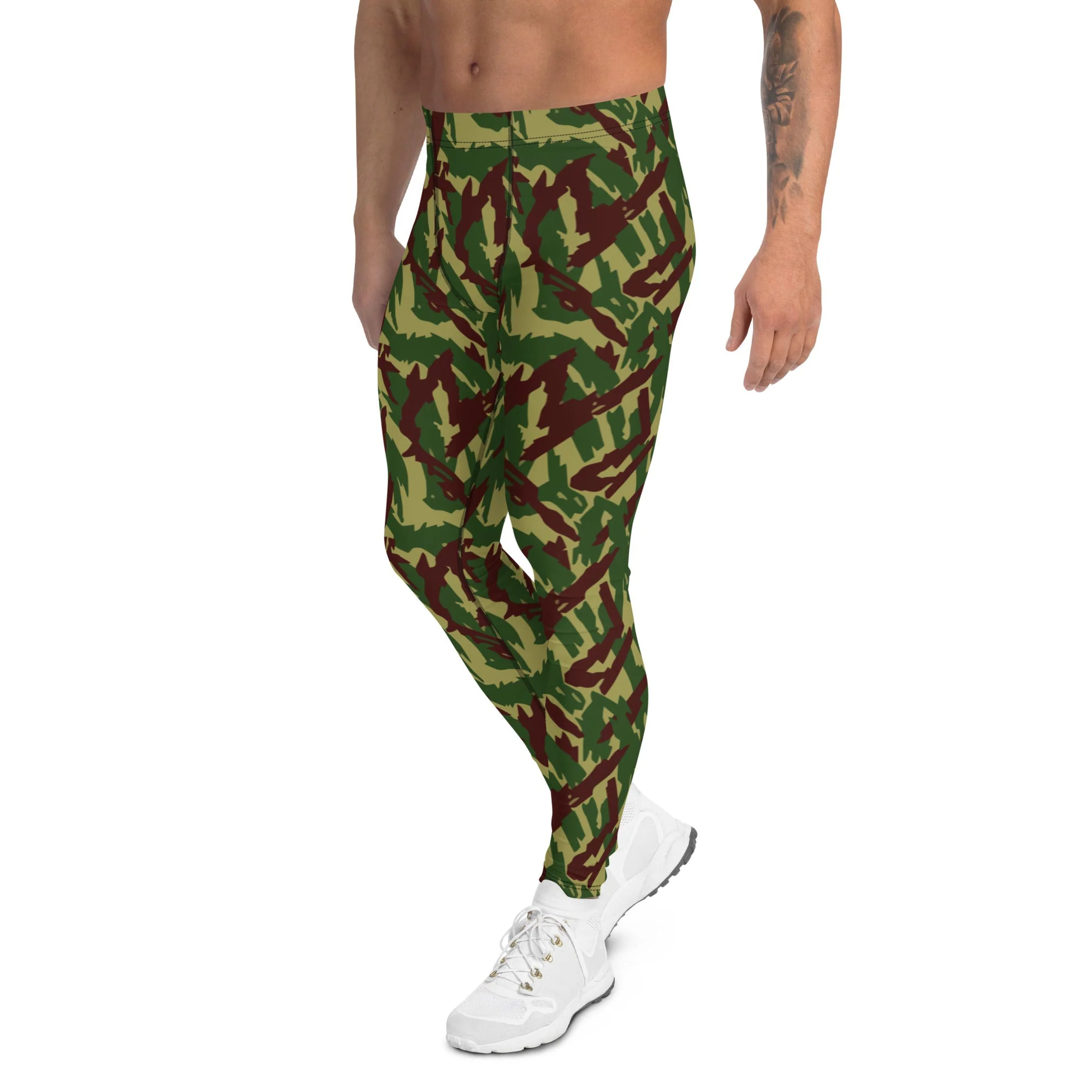 Russian Podlesok Woodland CAMO Mens Leggings - Image 4