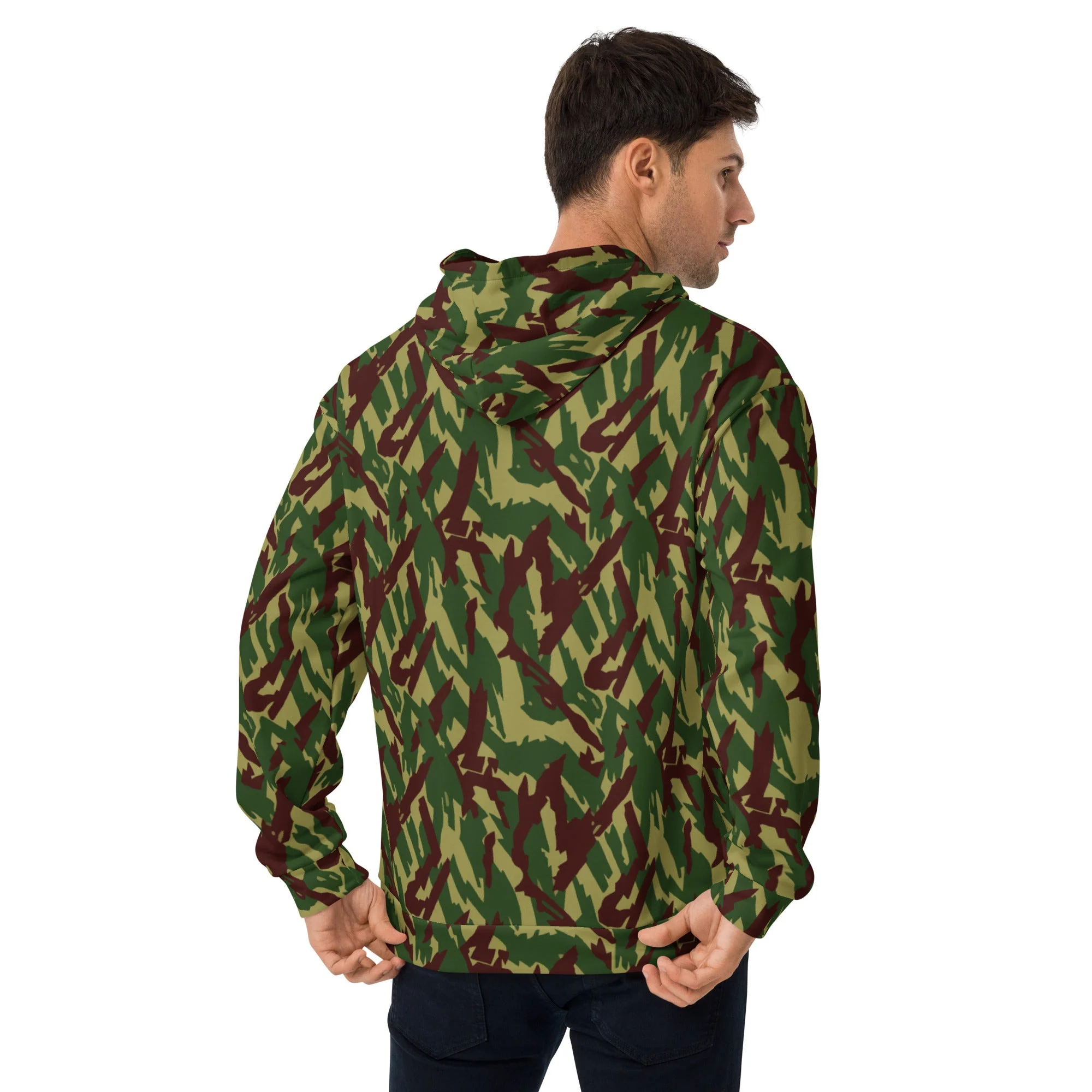 Russian Podlesok Woodland CAMO Unisex Hoodie - Image 3