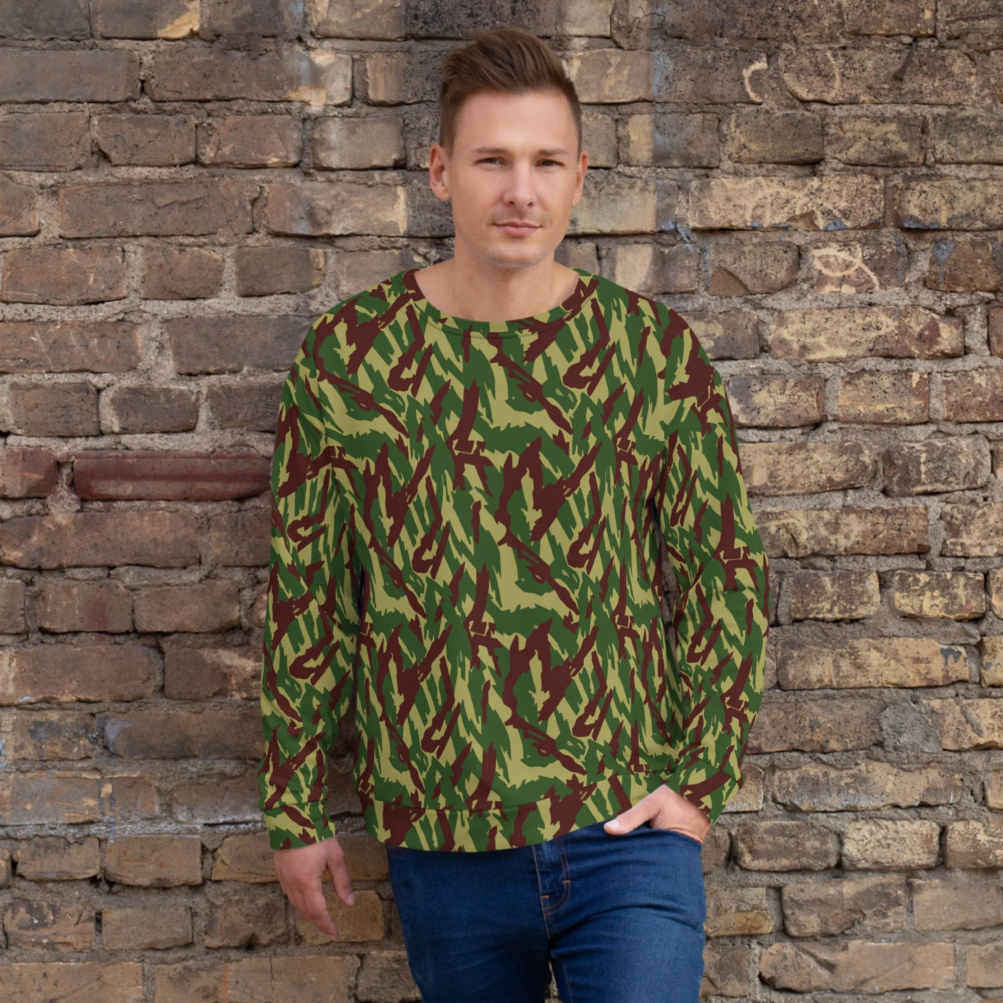 Russian Podlesok Woodland CAMO Unisex Sweatshirt
