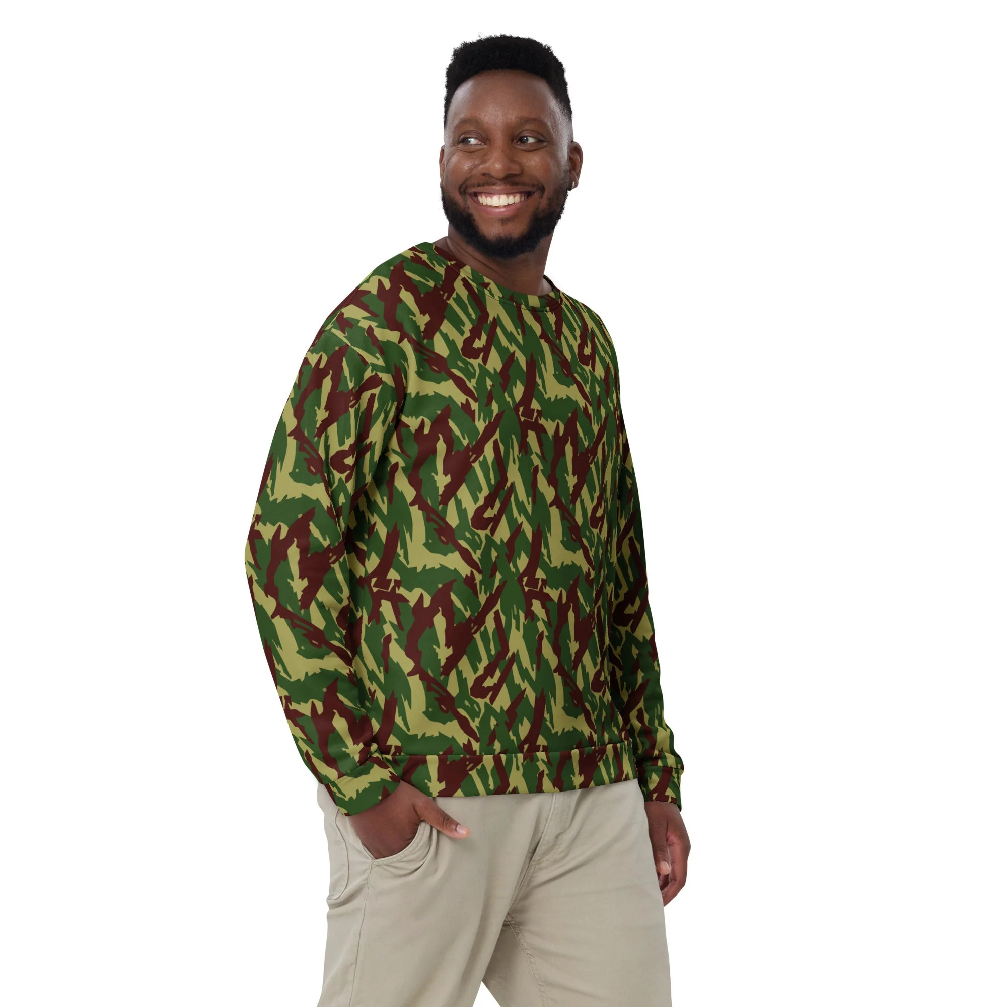 Russian Podlesok Woodland CAMO Unisex Sweatshirt - Image 5
