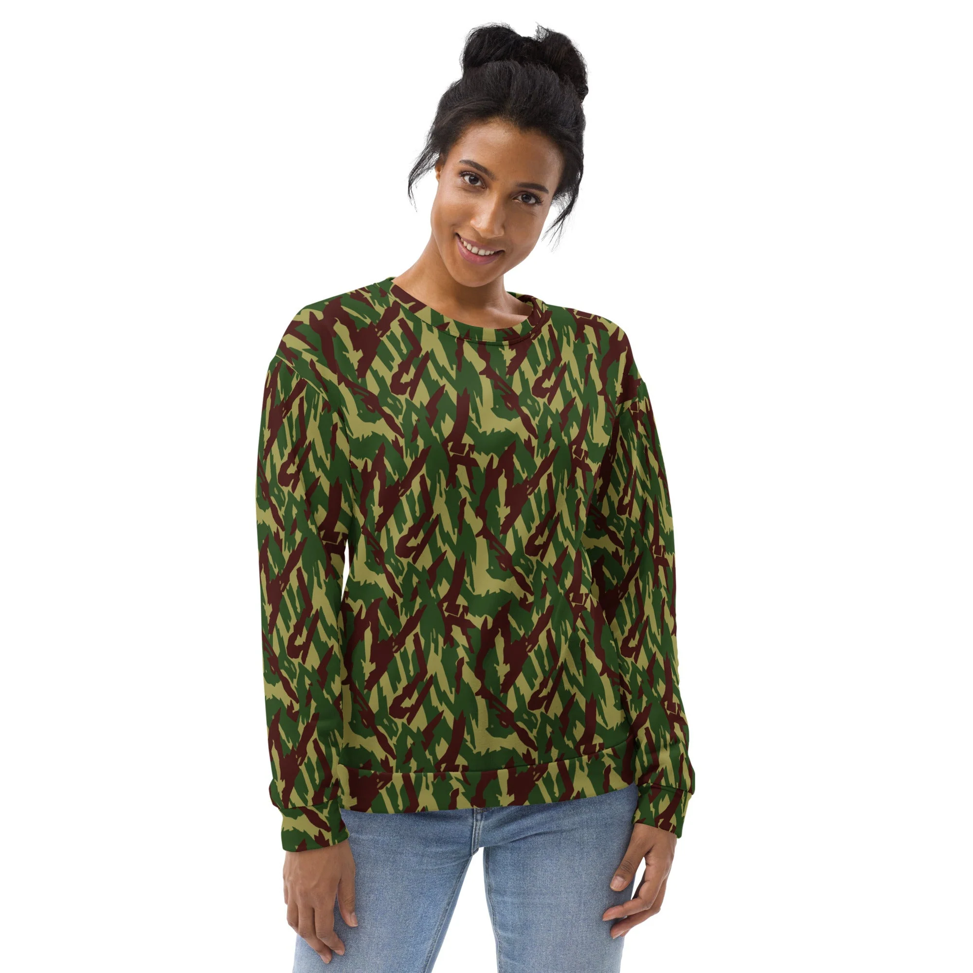Russian Podlesok Woodland CAMO Unisex Sweatshirt - Image 8