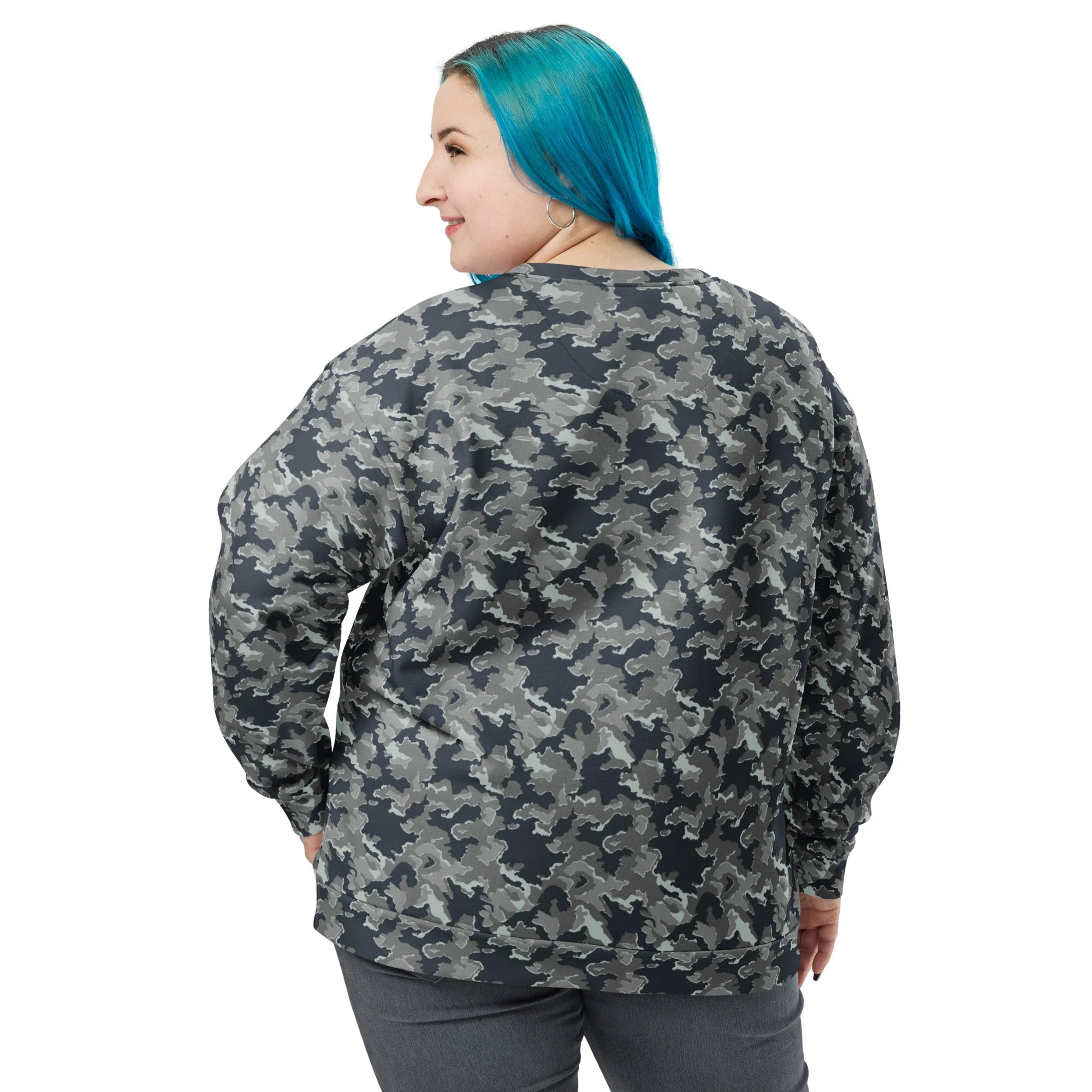 Russian SMK Melted Snow CAMO Unisex Sweatshirt - Image 12