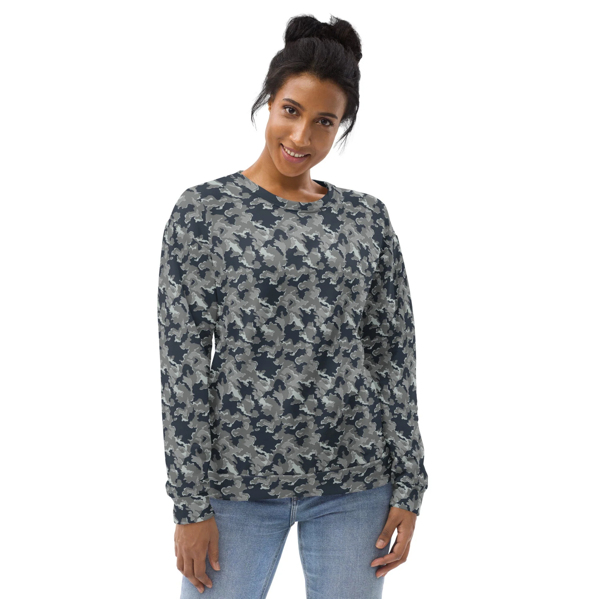 Russian SMK Melted Snow CAMO Unisex Sweatshirt - Image 8