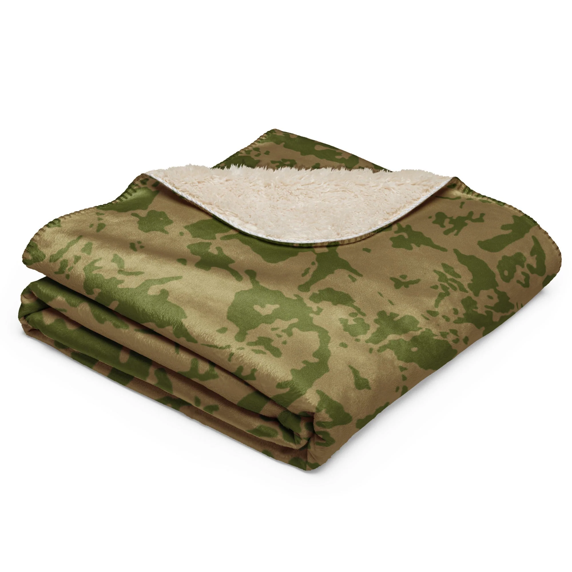 Russian Bicolor Granite CAMO Sherpa Blanket - Image 5