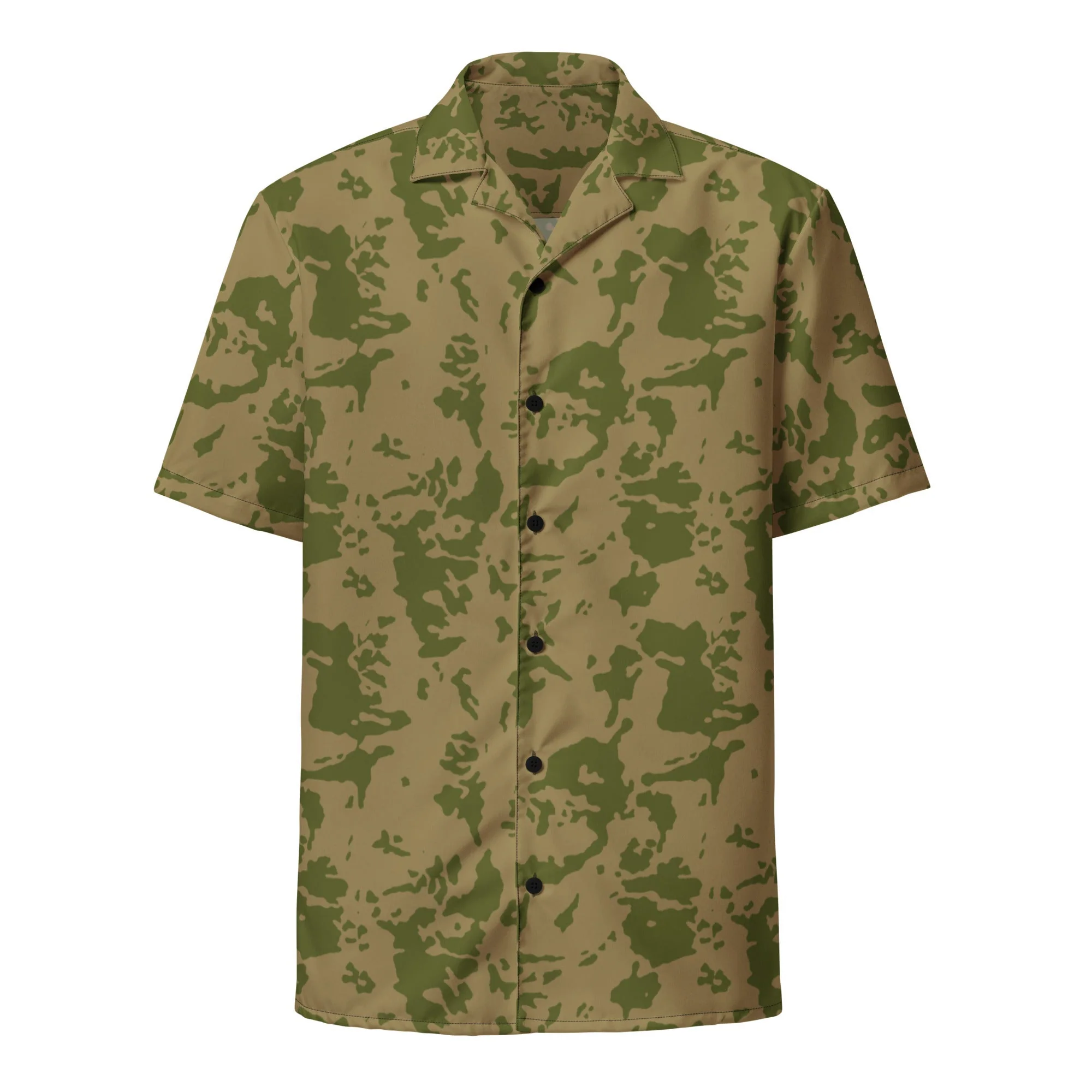 Russian Bicolor Granite CAMO Unisex Short-Sleeve Button Shirt - Image 11