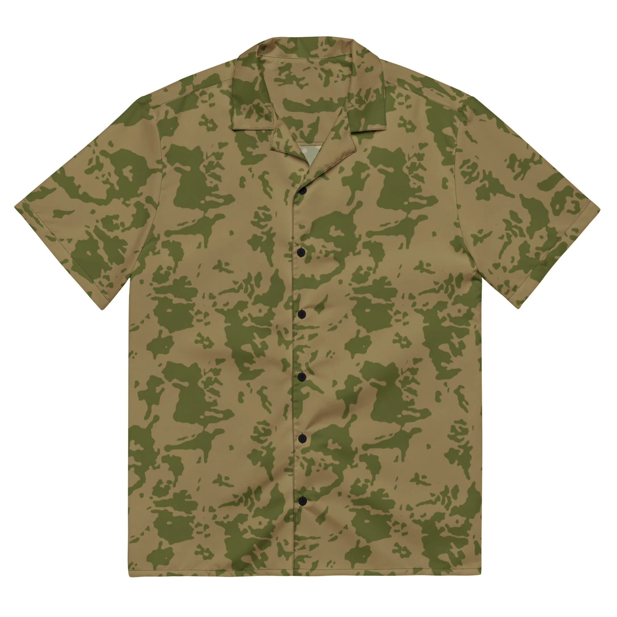 Russian Bicolor Granite CAMO Unisex Short-Sleeve Button Shirt - Image 4
