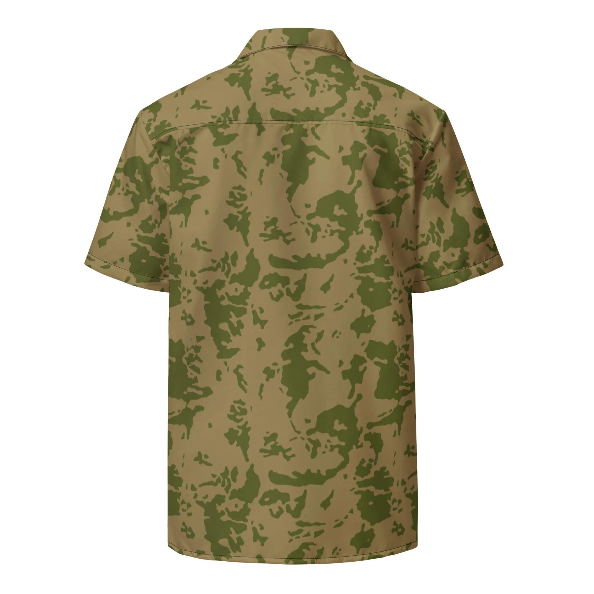 Russian Bicolor Granite CAMO Unisex Short-Sleeve Button Shirt - Image 8