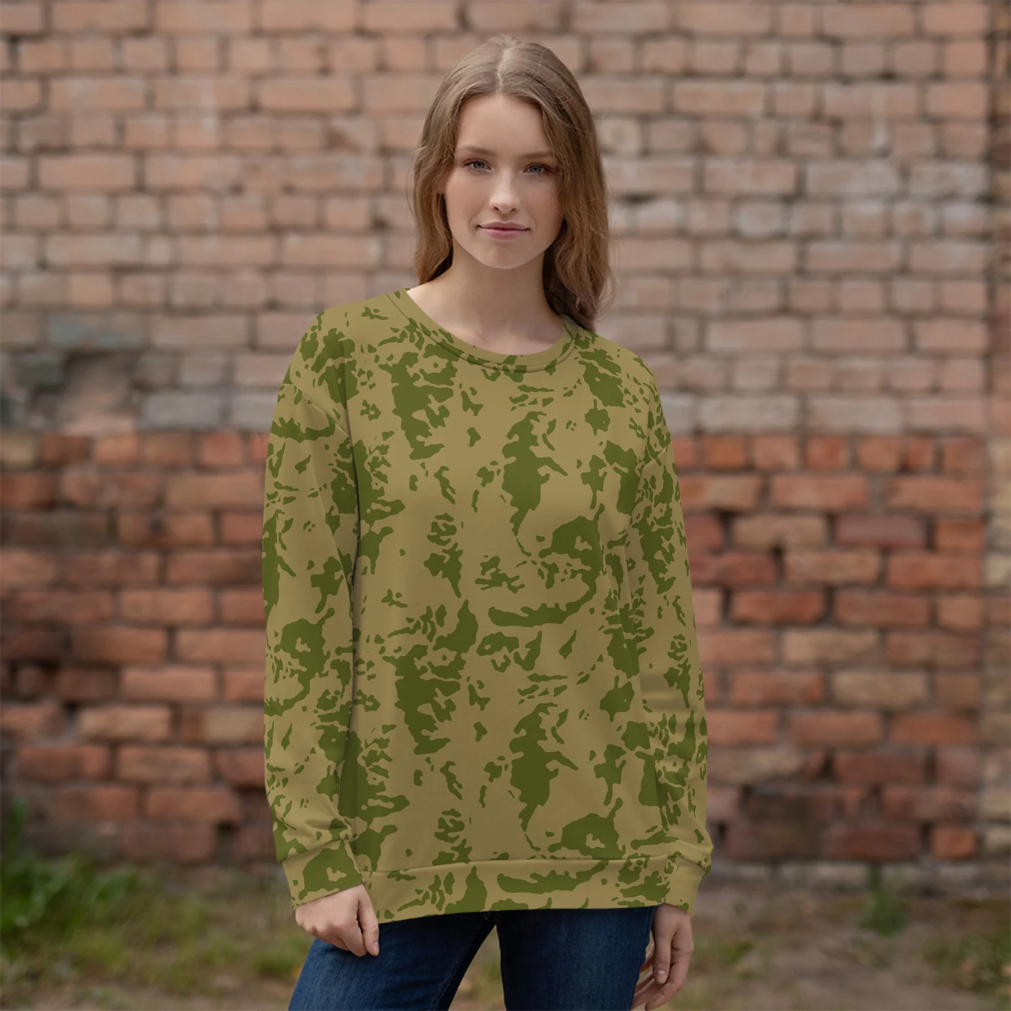 Russian Bicolor Granite CAMO Unisex Sweatshirt - Image 2