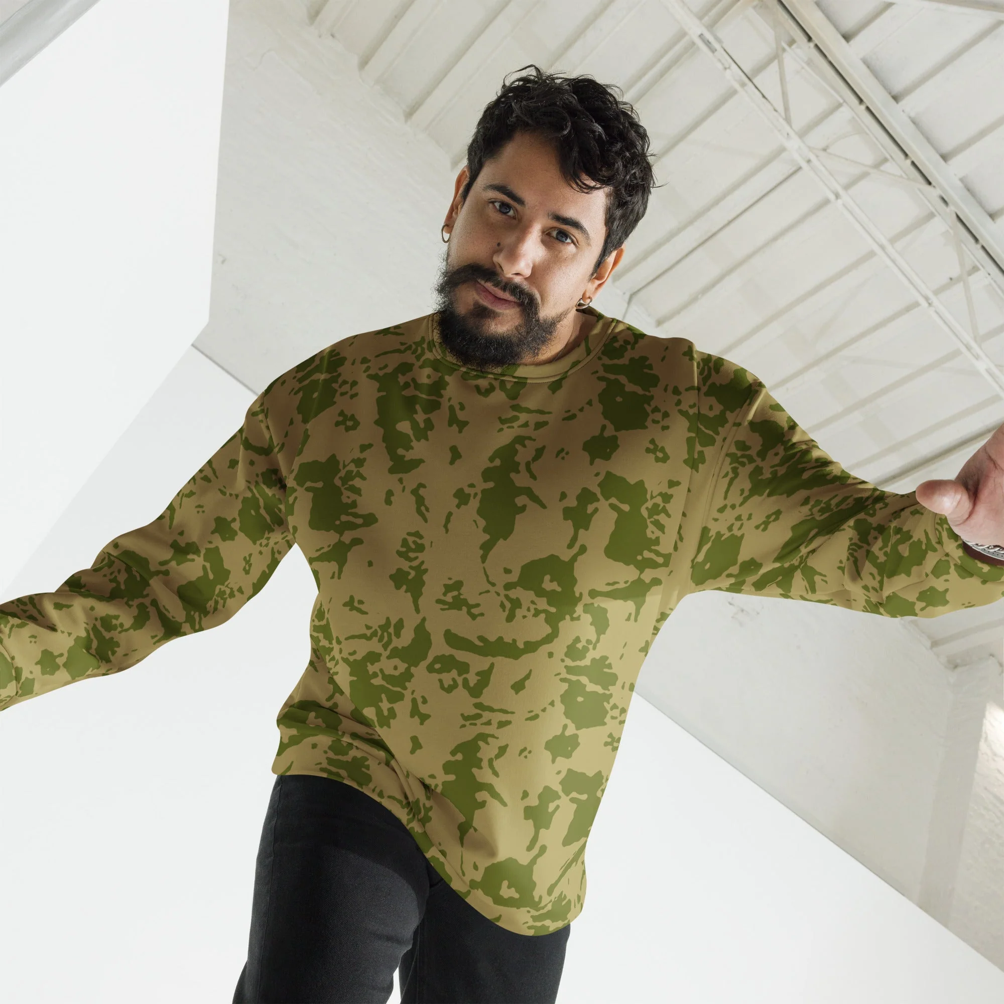Russian Bicolor Granite CAMO Unisex Sweatshirt - Image 4