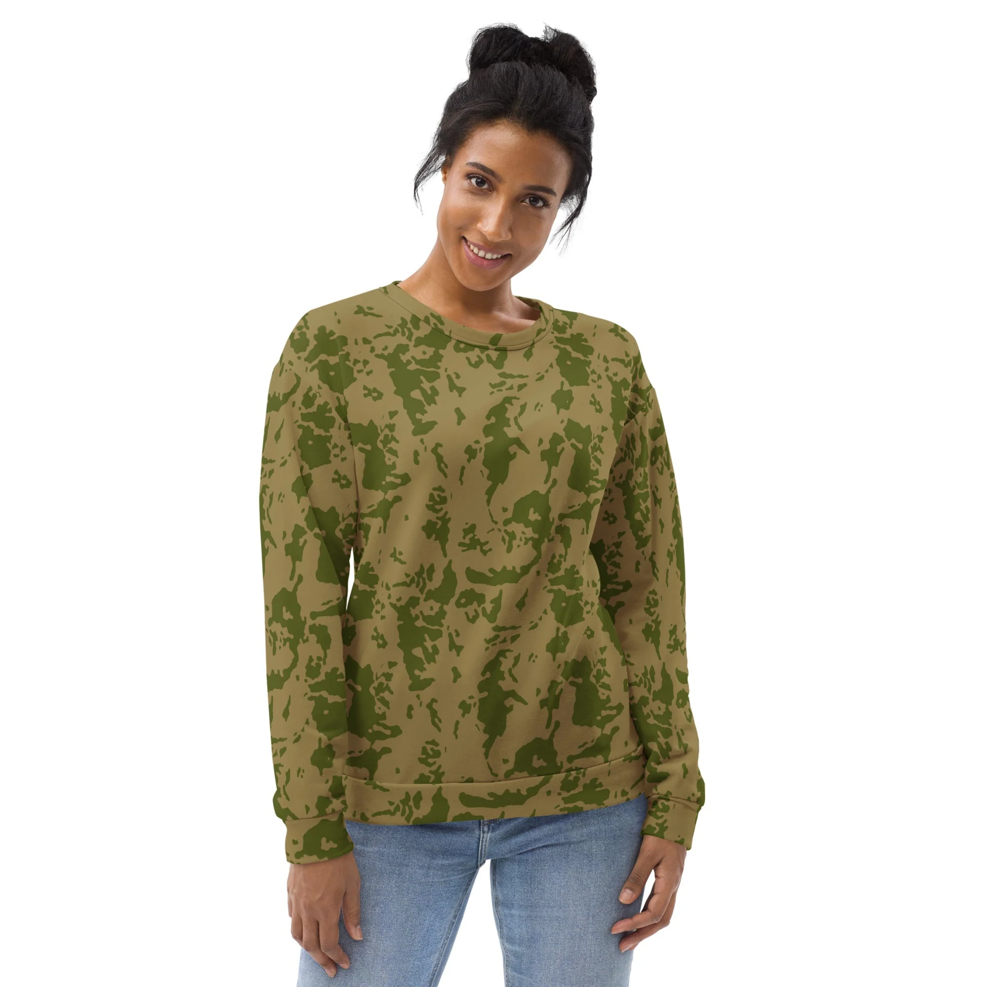 Russian Bicolor Granite CAMO Unisex Sweatshirt - Image 8