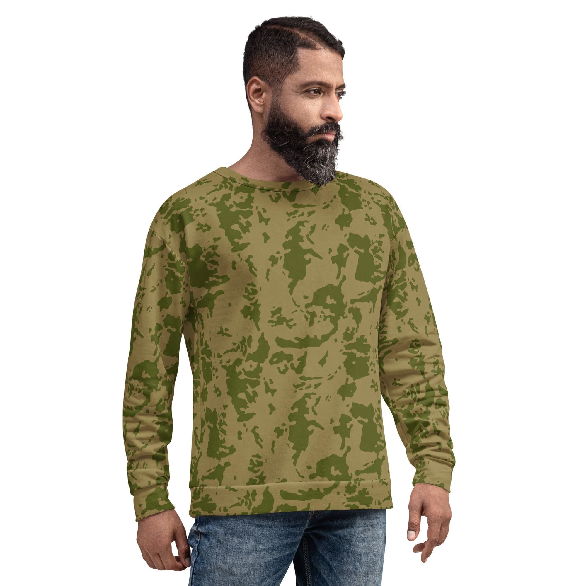 Russian Bicolor Granite CAMO Unisex Sweatshirt - Image 9