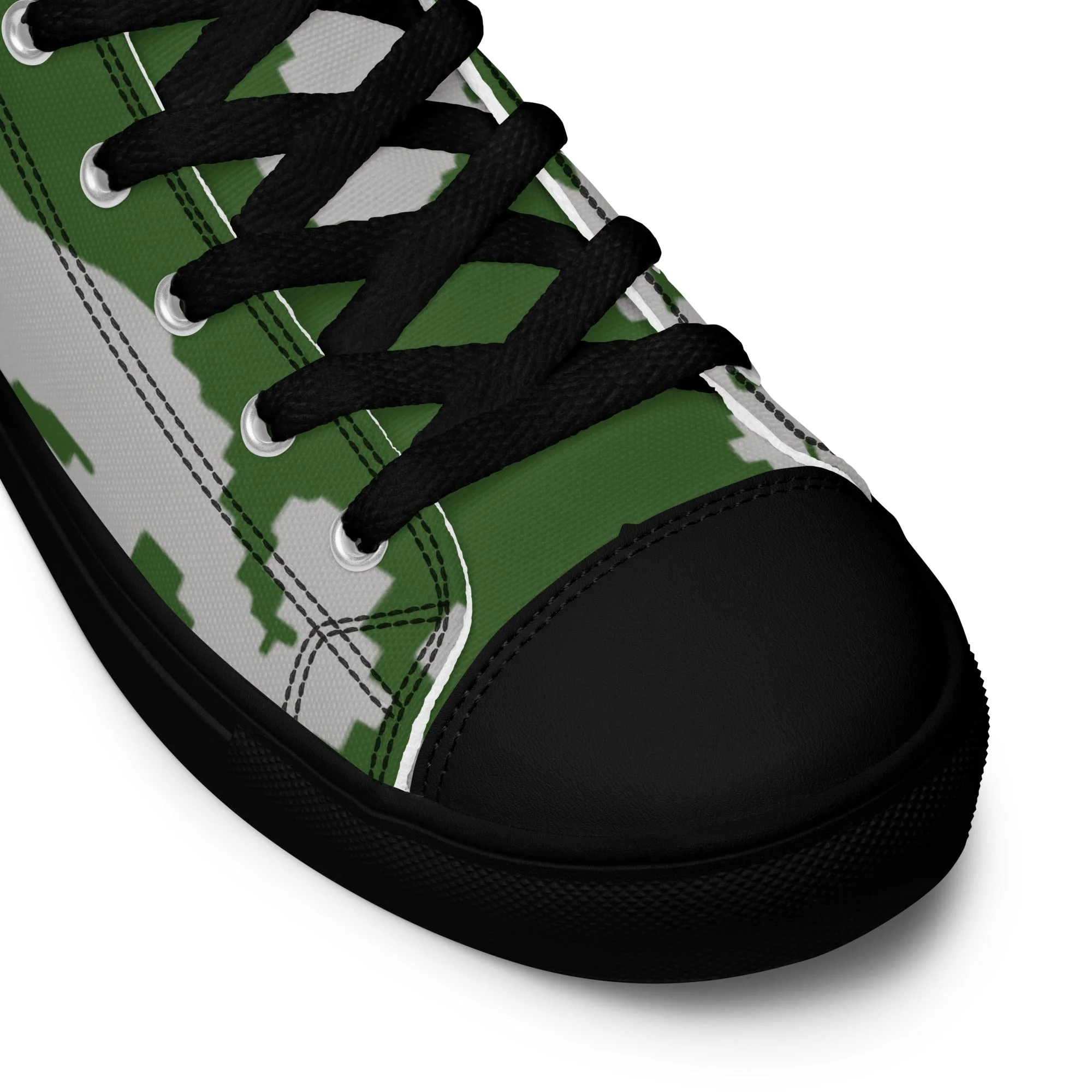 Russian KLMK Sunray Serebryanyi CAMO Mens High-Top Canvas Shoes - Image 6
