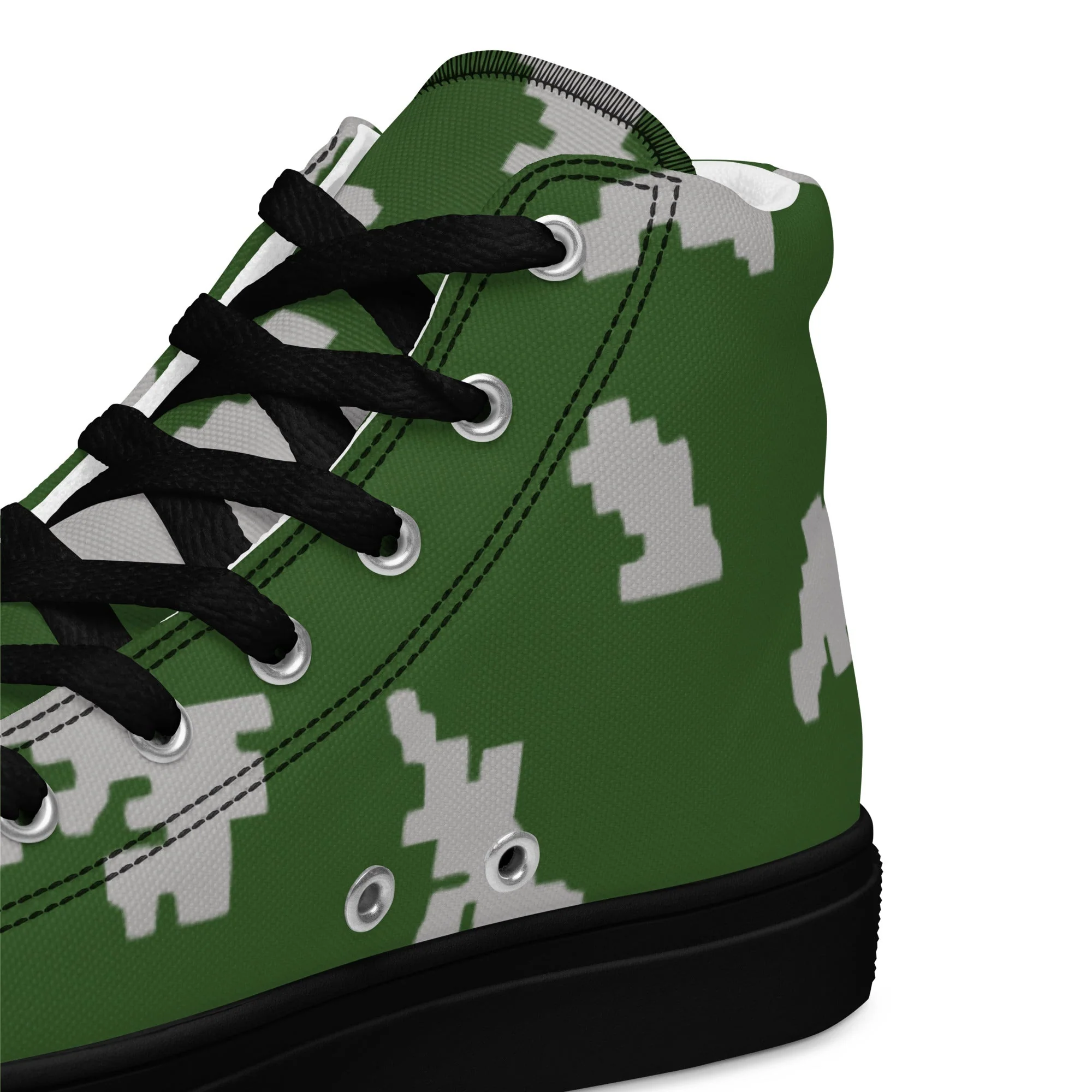 Russian KLMK Sunray Serebryanyi CAMO Mens High-Top Canvas Shoes - Image 8