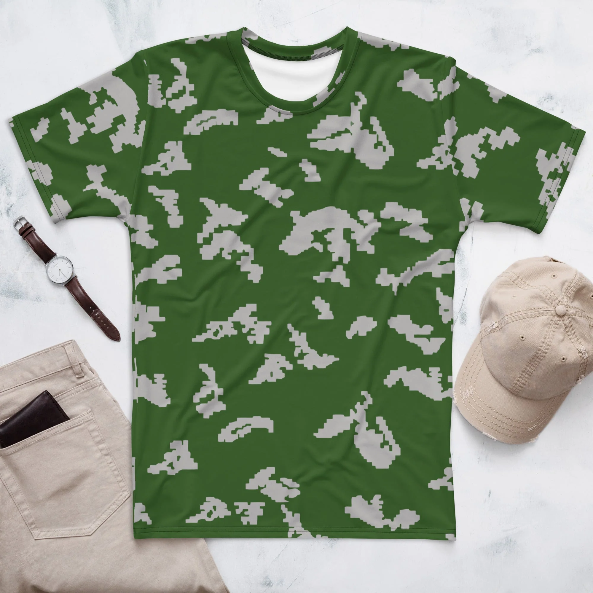 Russian KLMK Sunray Serebryanyi CAMO Mens T-Shirt