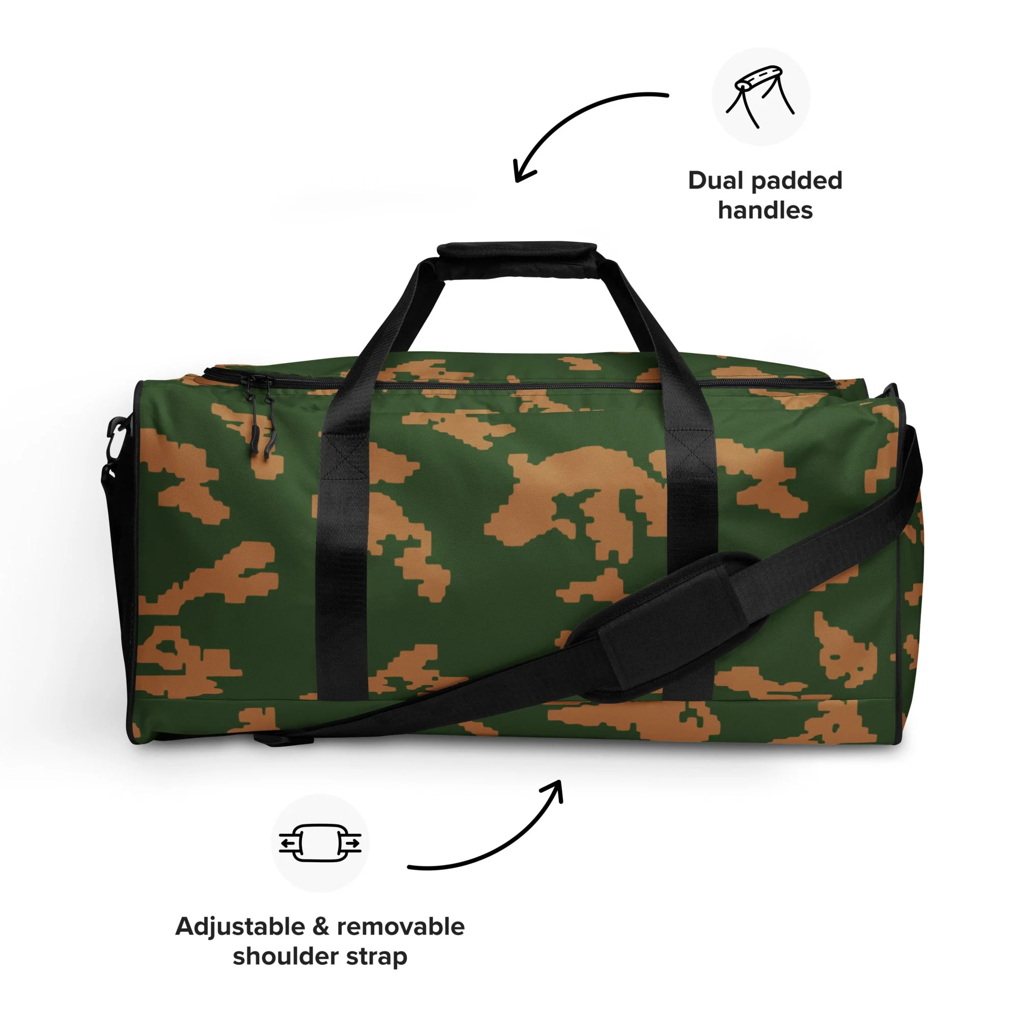Russian KLMK Sunray Berezhka CAMO Duffle Bag - Image 3