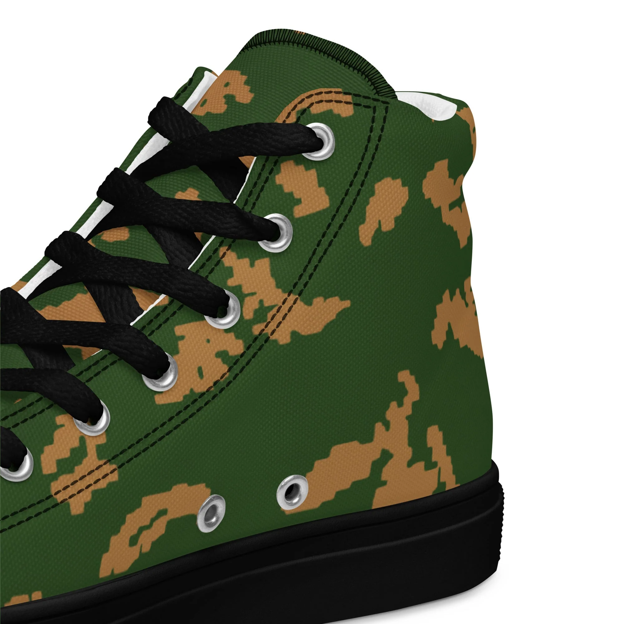 Russian KLMK Sunray Berezhka CAMO Mens High-Top Canvas Shoes - Image 4