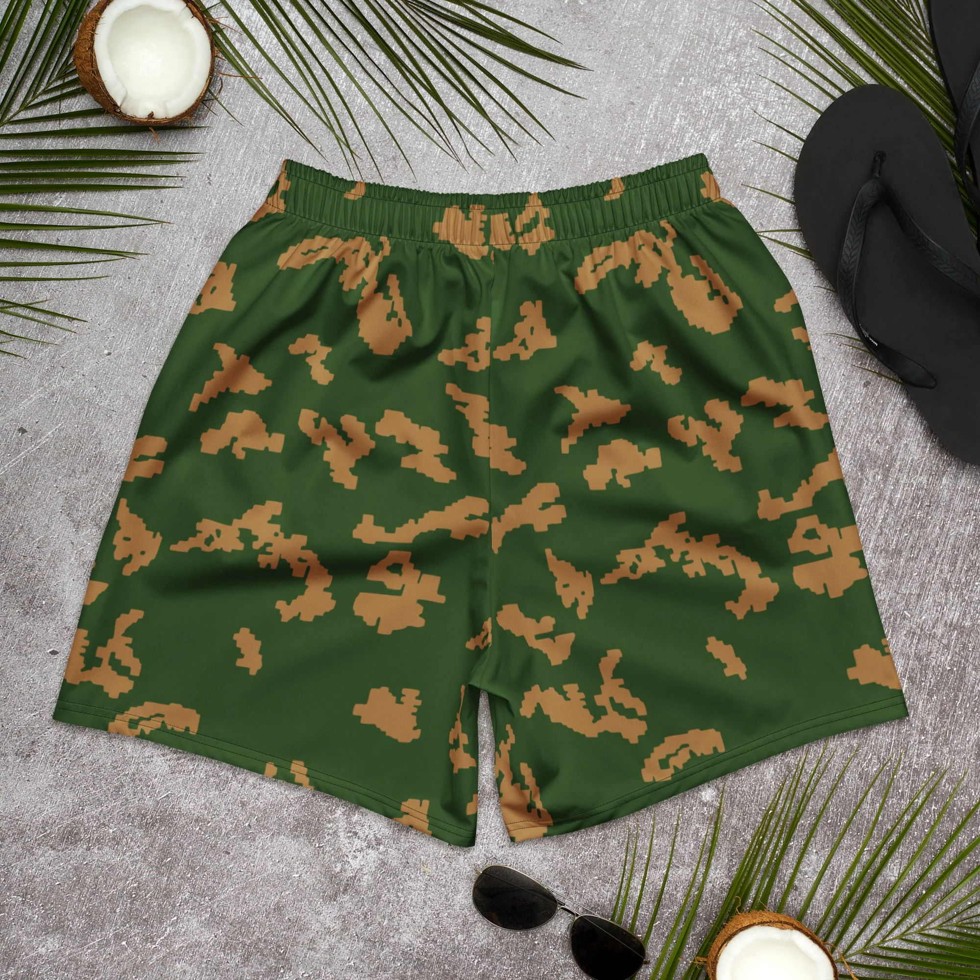 Russian KLMK Sunray Berezhka CAMO Unisex Athletic Long Shorts - Image 5