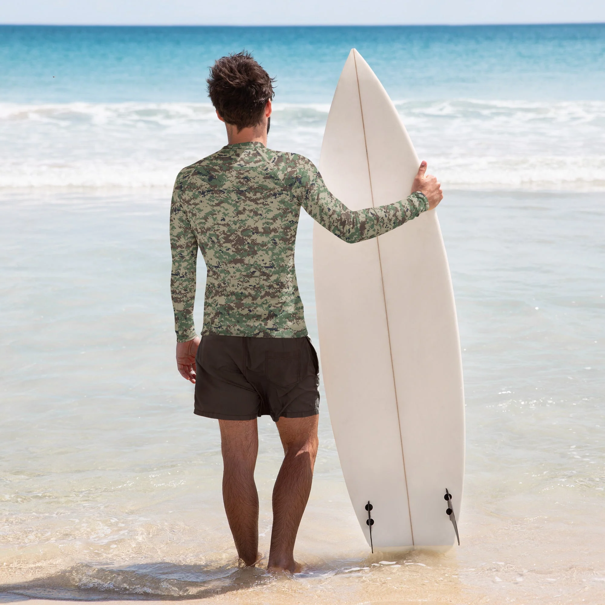 Russian SURPAT CAMO Long-sleeve Mens Rash Guard - Image 2