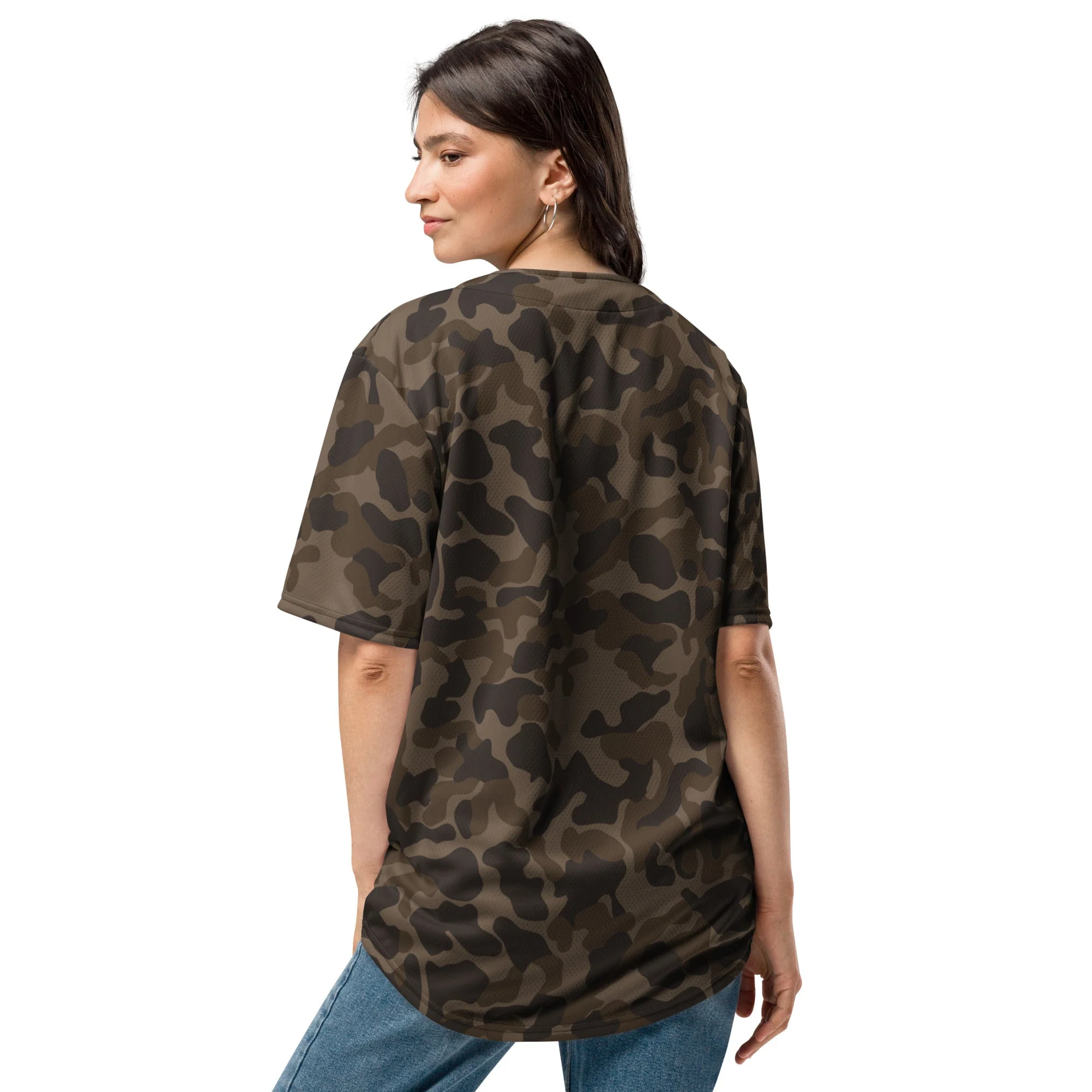 Russian TTsKO Brown CAMO Unisex Baseball Jersey - Image 4
