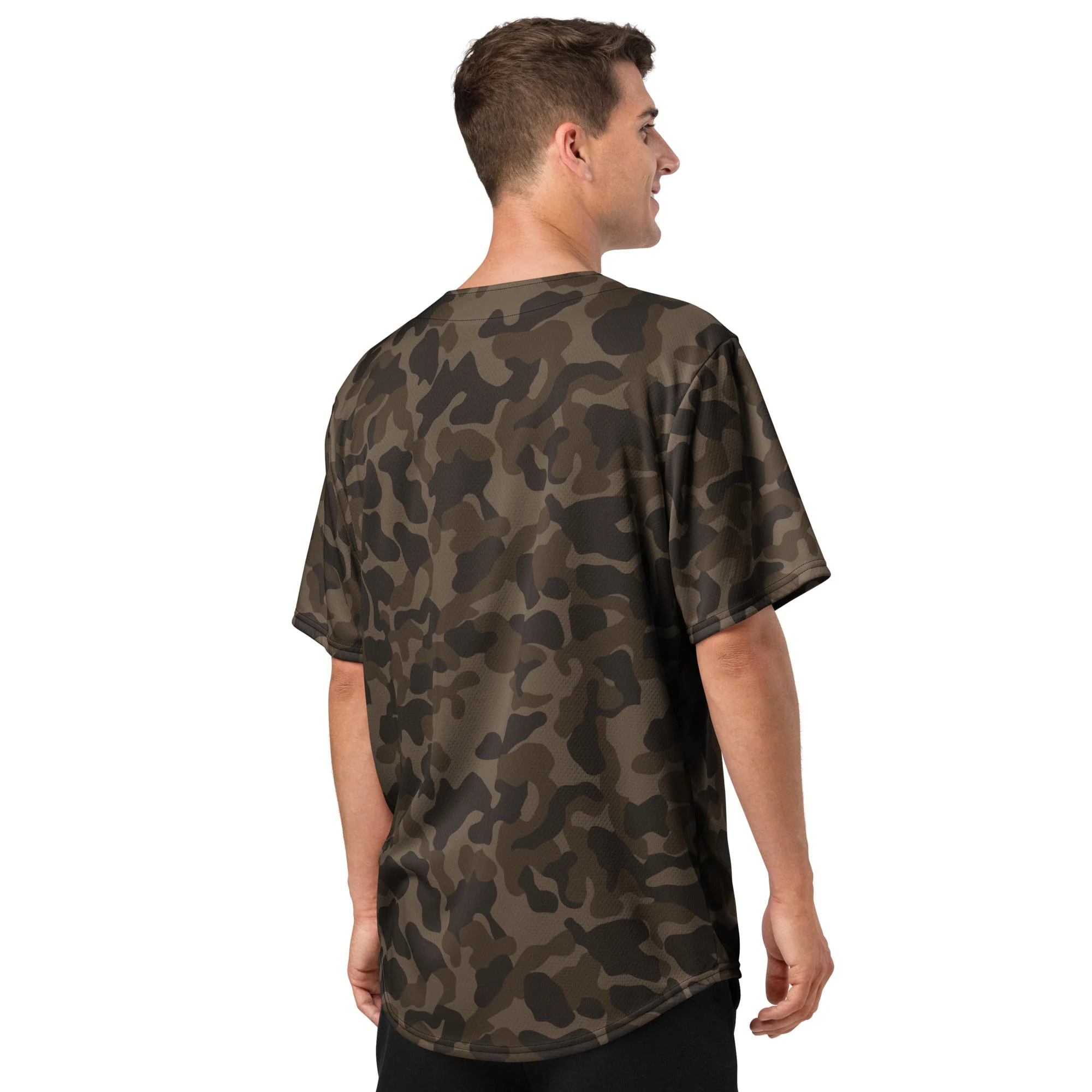 Russian TTsKO Brown CAMO Unisex Baseball Jersey - Image 8