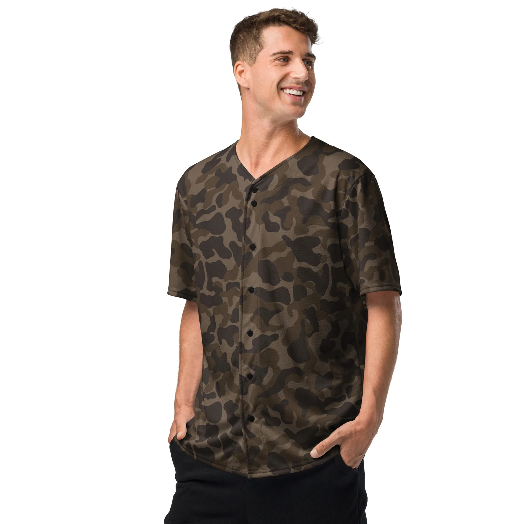 Russian TTsKO Brown CAMO Unisex Baseball Jersey - Image 9