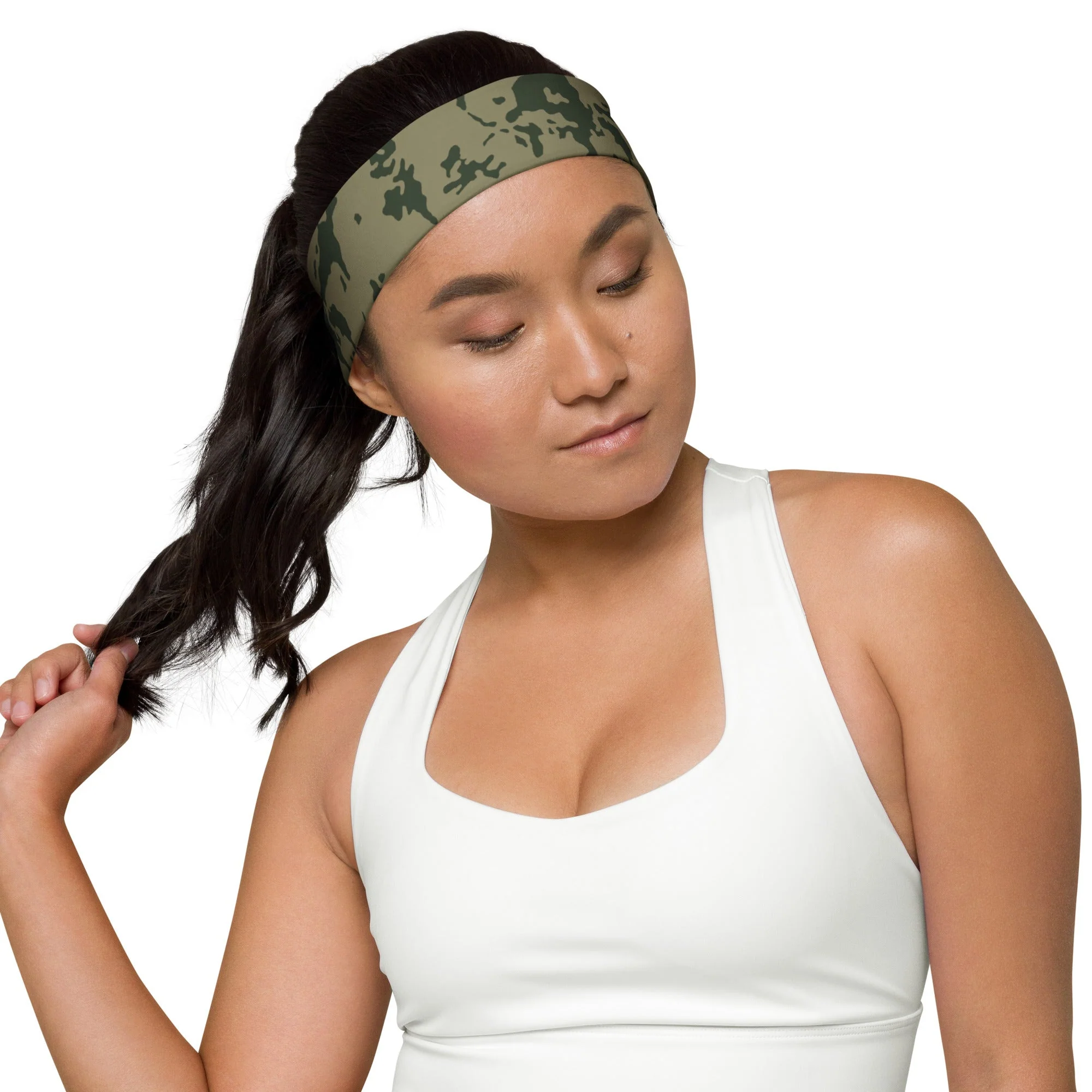 Russian Bicolor Woodland CAMO Headband - Image 3