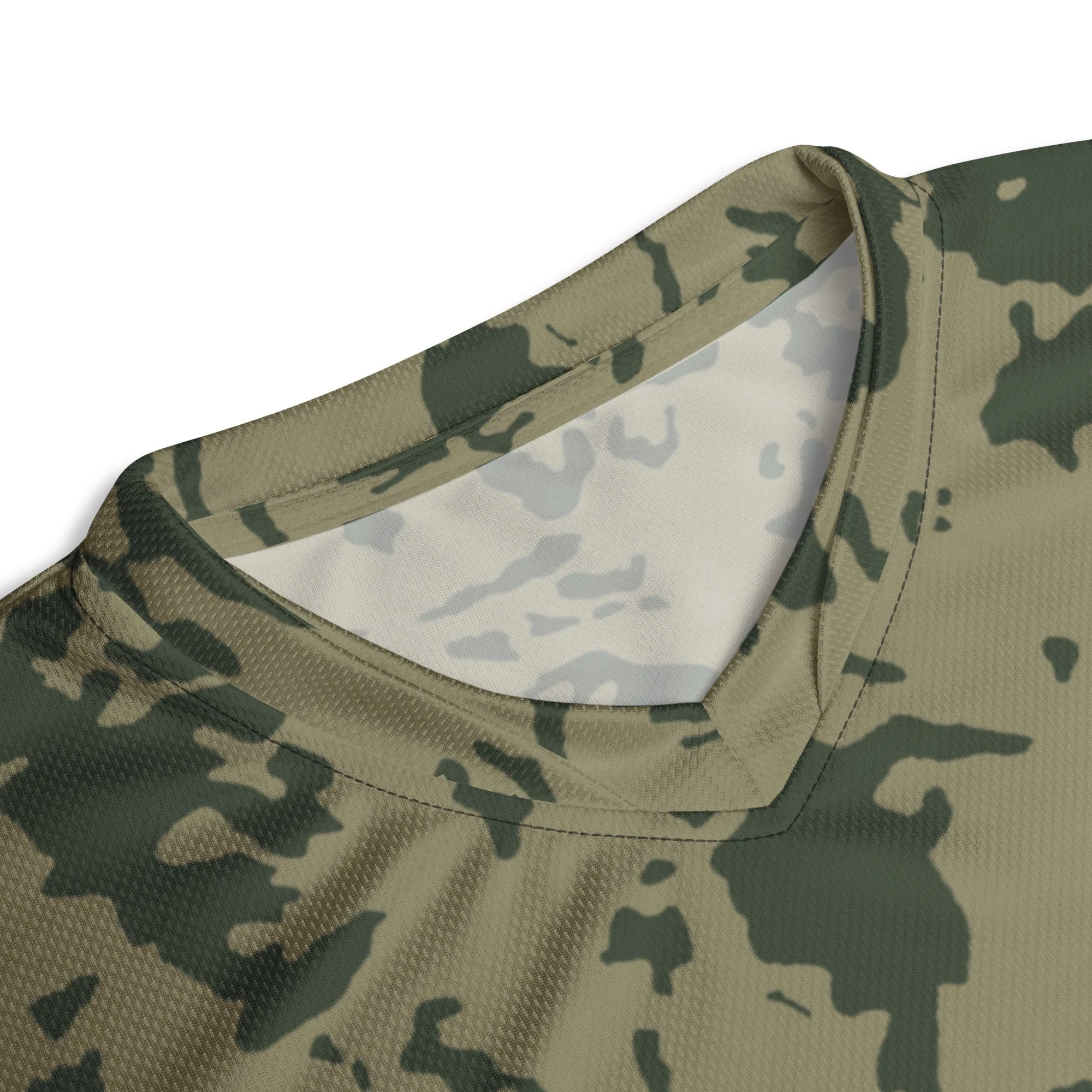 Russian Bicolor Woodland CAMO Unisex Sports Jersey - Image 3