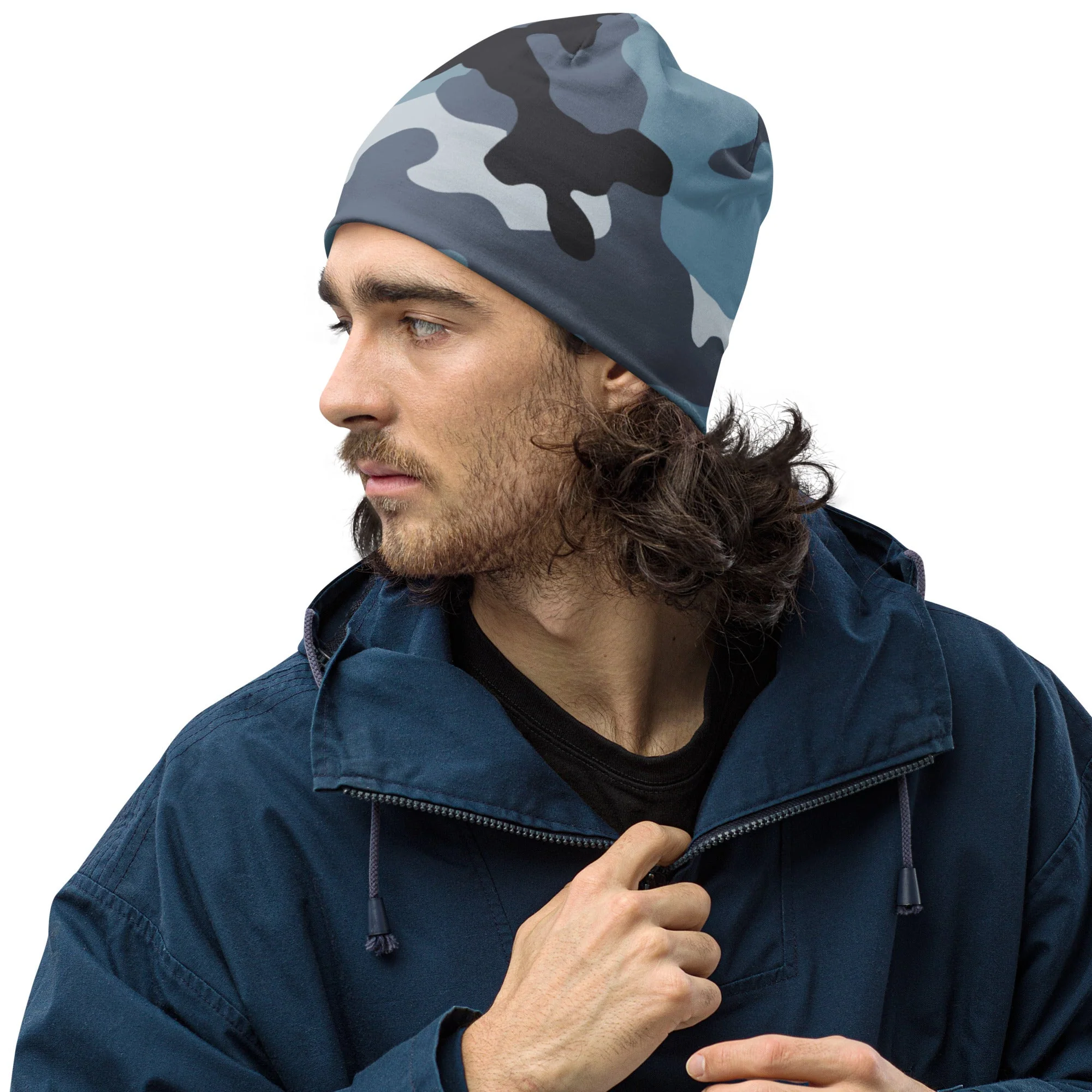 Russian KKO Urban Blue CAMO Beanie