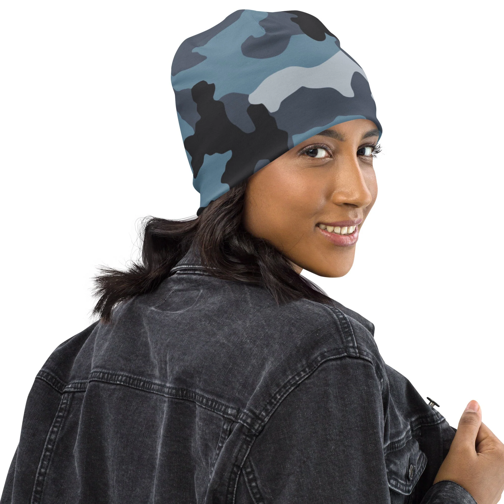 Russian KKO Urban Blue CAMO Beanie - Image 2