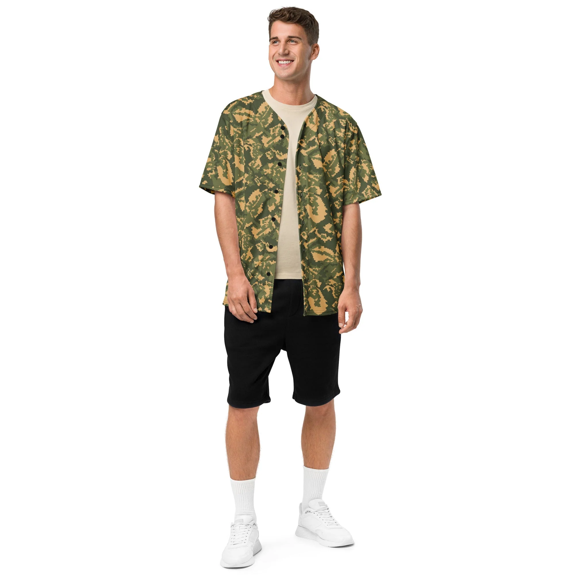 Russian TTsMKK Disruptive Tri Color CAMO Unisex Baseball Jersey - Image 14