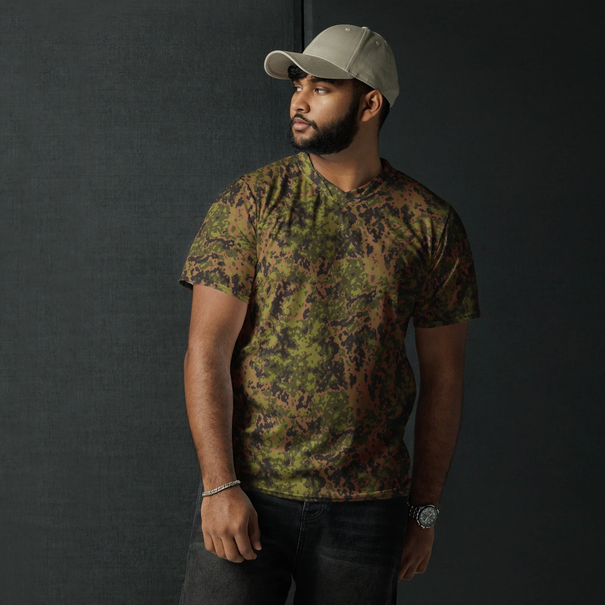 Russian Yeger (Hunter) CAMO Unisex Sports Jersey - Image 12