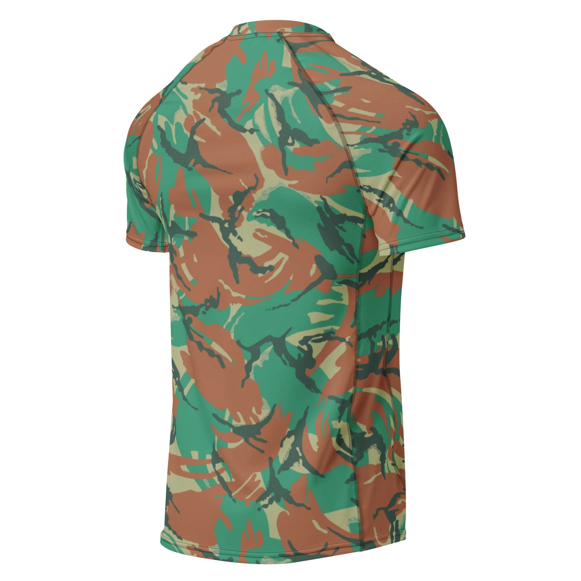 South African DPM Special Forces CAMO Mens Short-Sleeve Rash Guard - Image 5